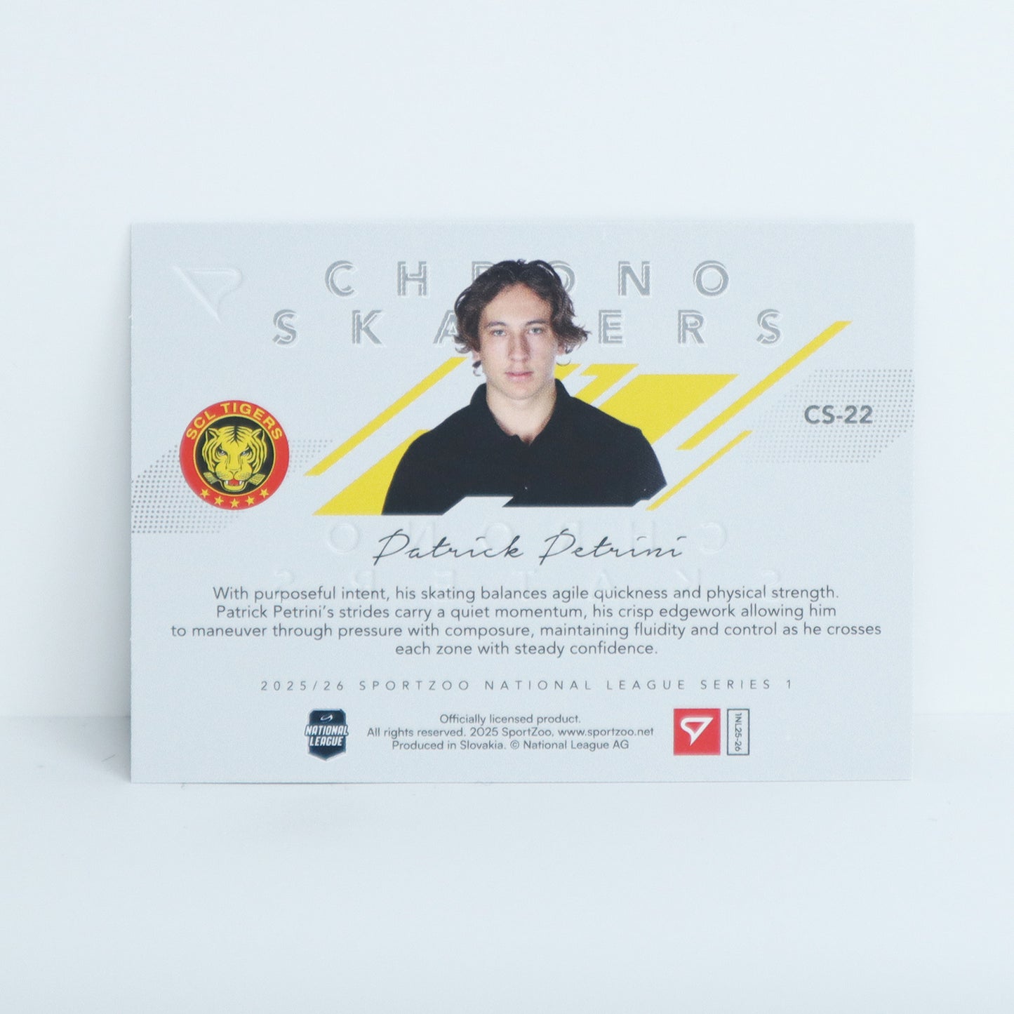 CS-22 - SCL - PATRICK PETRINI - CHRONOSKATERS BASE