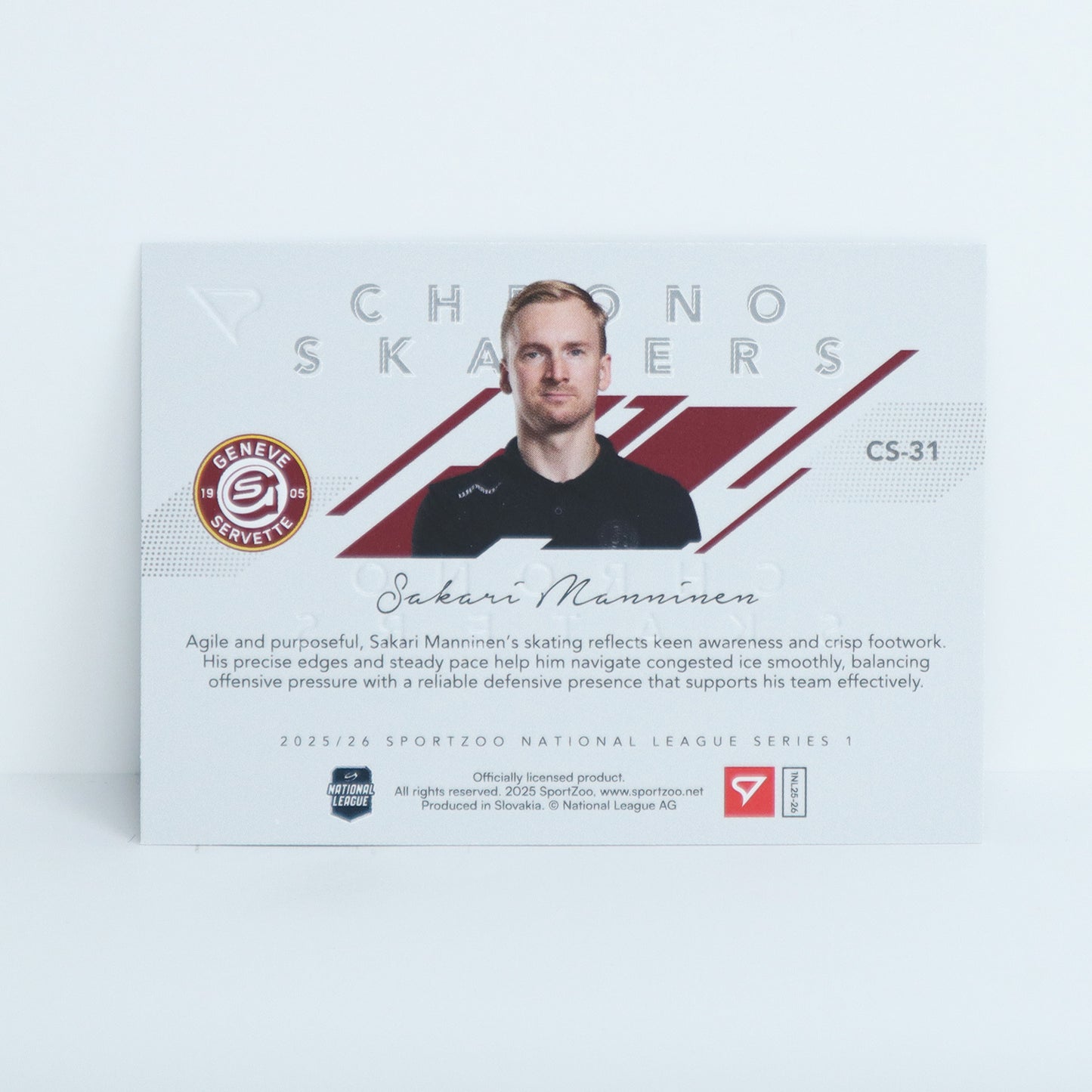 CS-31 - GSHC - SAKARI MANNINEN - CHRONOSKATERS BASE