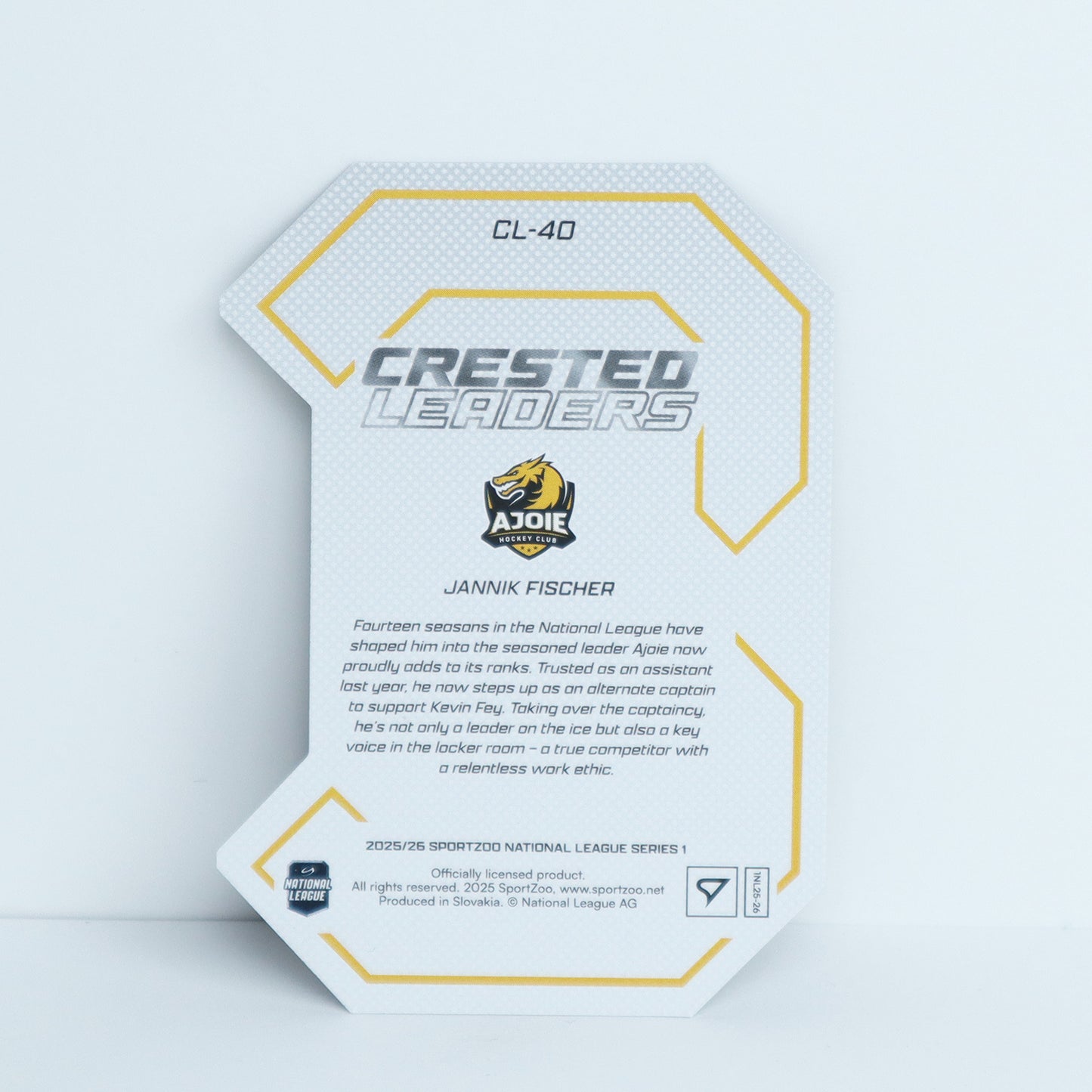 CL-40 - HCA - JANNIK FISCHER - CRESTED LEADERS GOLD - 20/35