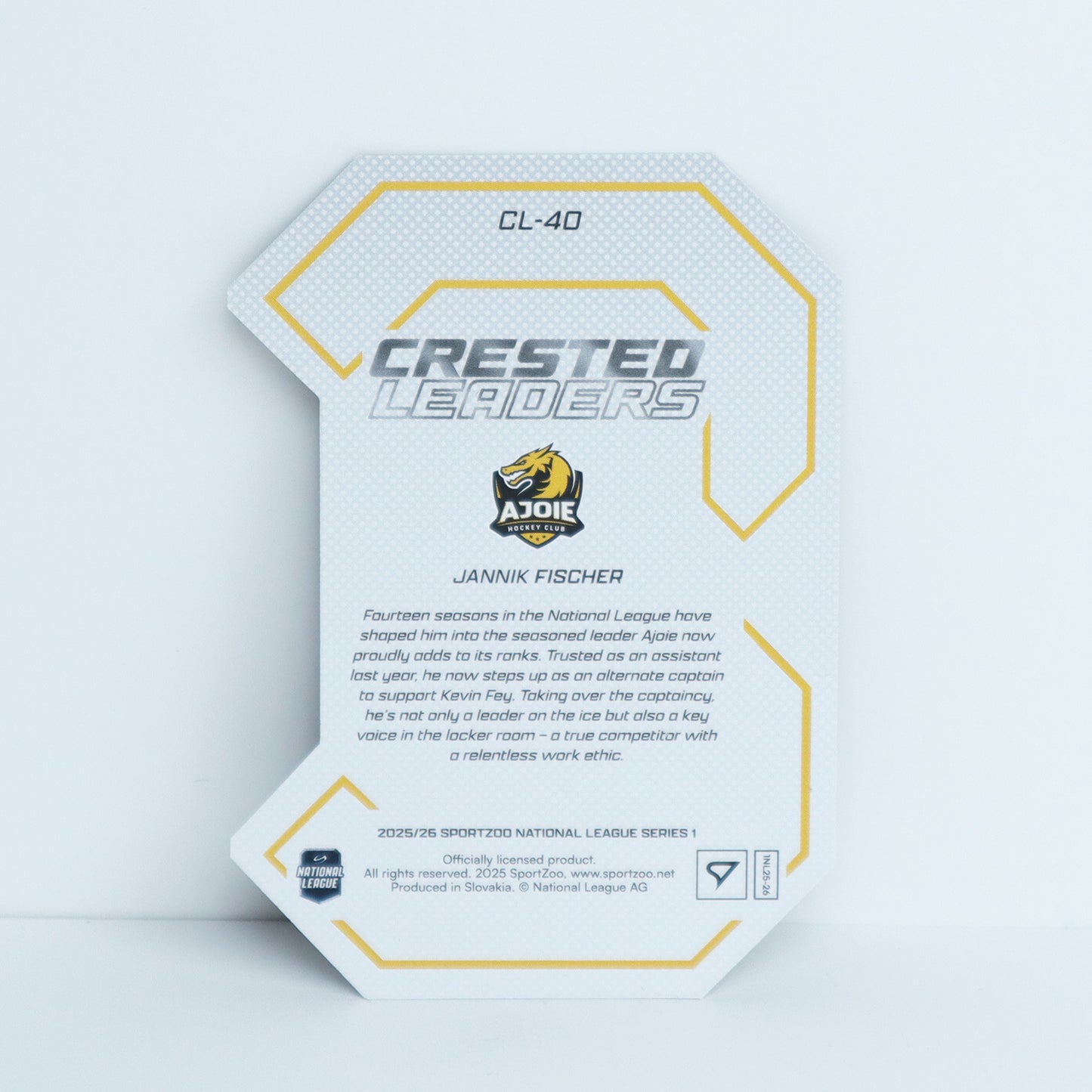 CL-40 - HCA - JANNIK FISCHER - CRESTED LEADERS GOLD - 22/35