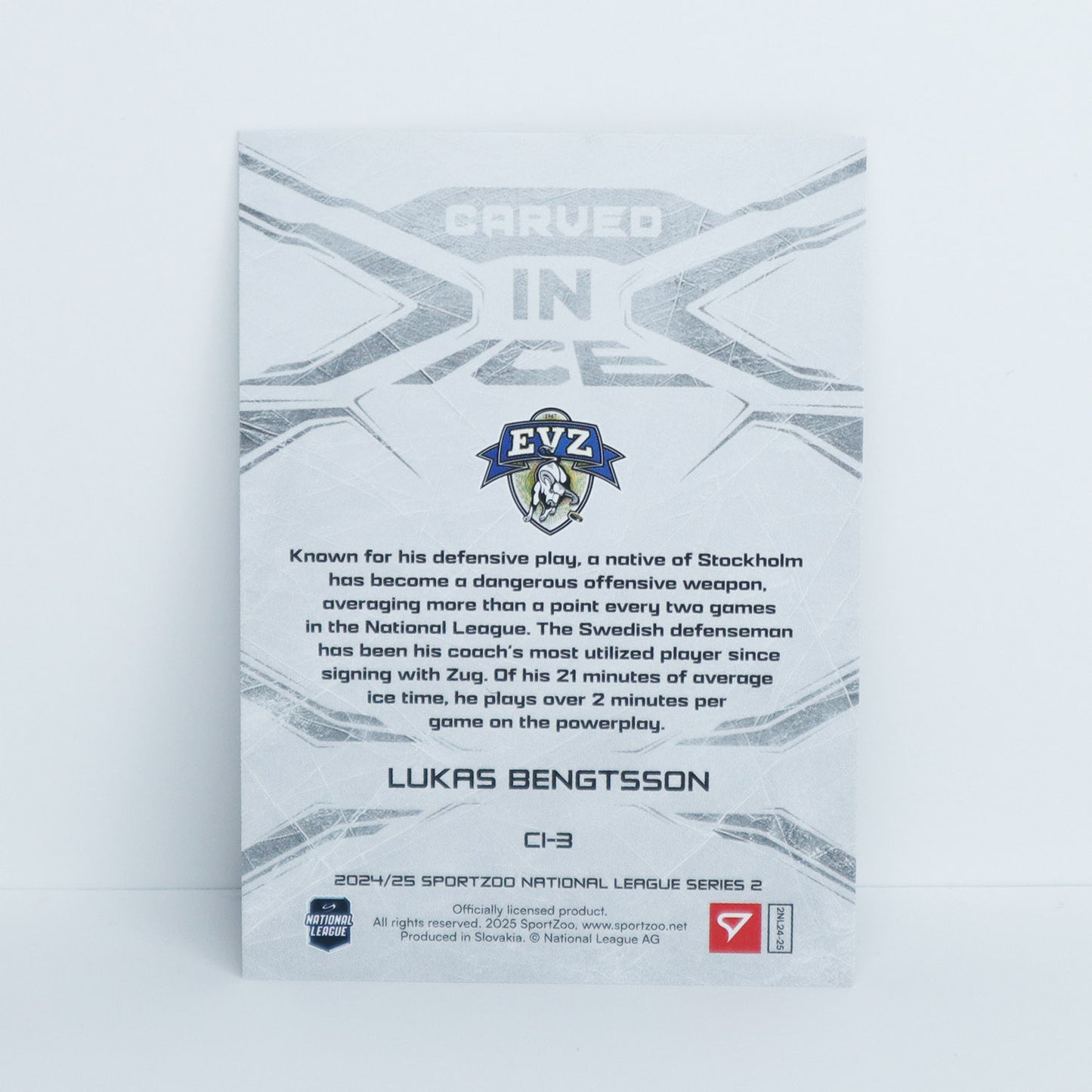 CI-3 - EVZ - LUKAS BENGTSSON - CARVED IN ICE BASE