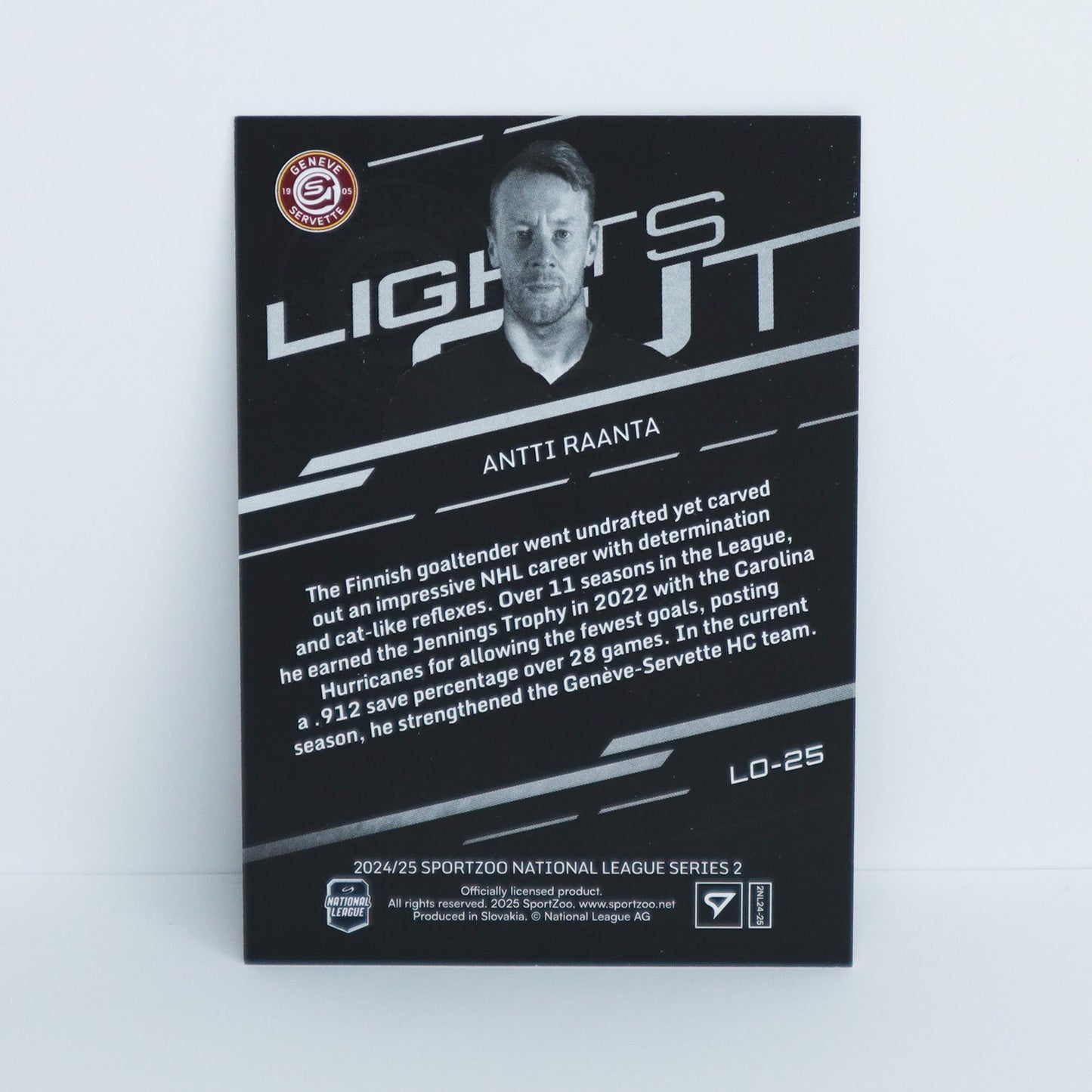 LO-25 - GSHC - ANTTI RAANTA - LIGHTS OUT BASE