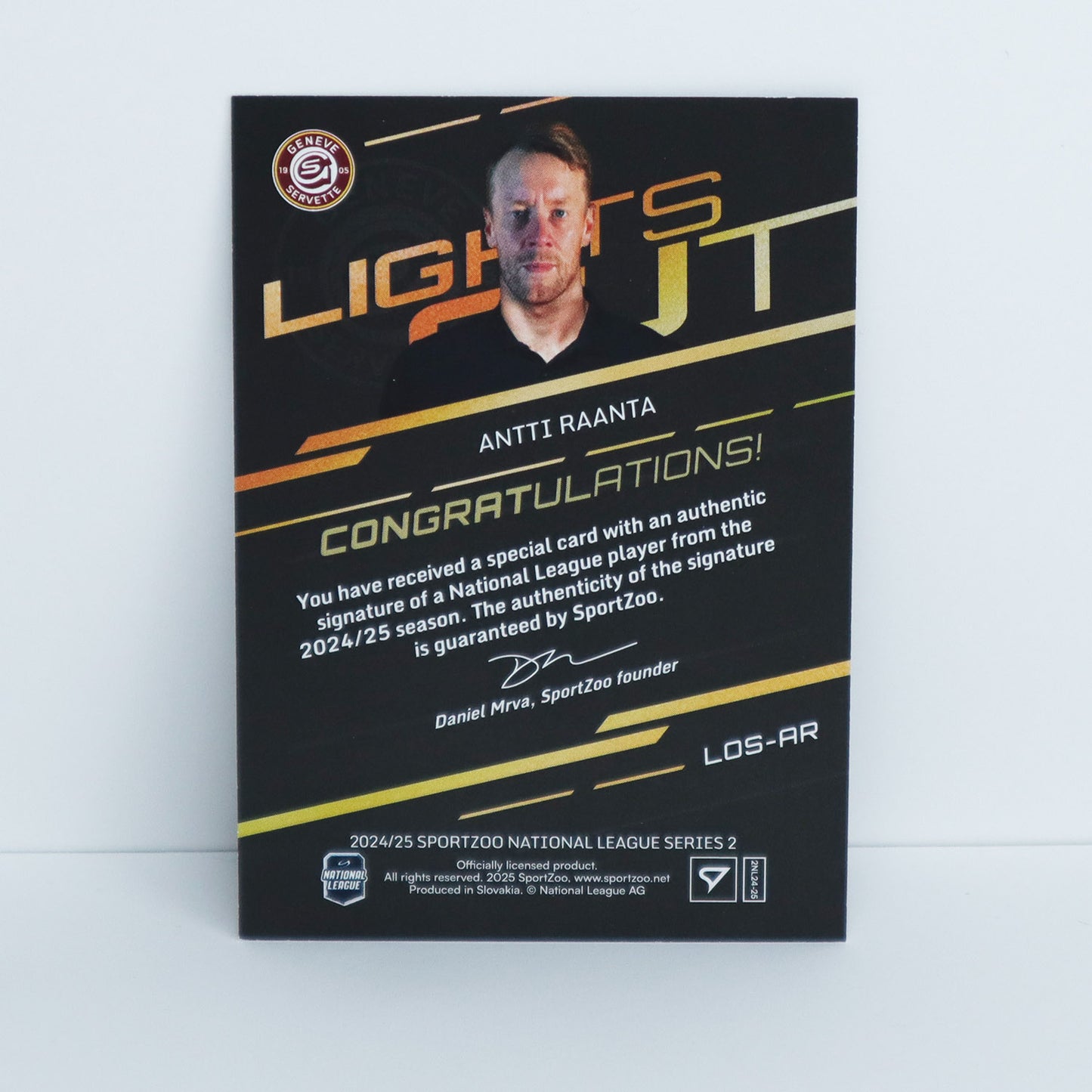 LOS-AR - GSHC - ANTTI RAANTA - LIGHTS OUT AUTO - 11/65