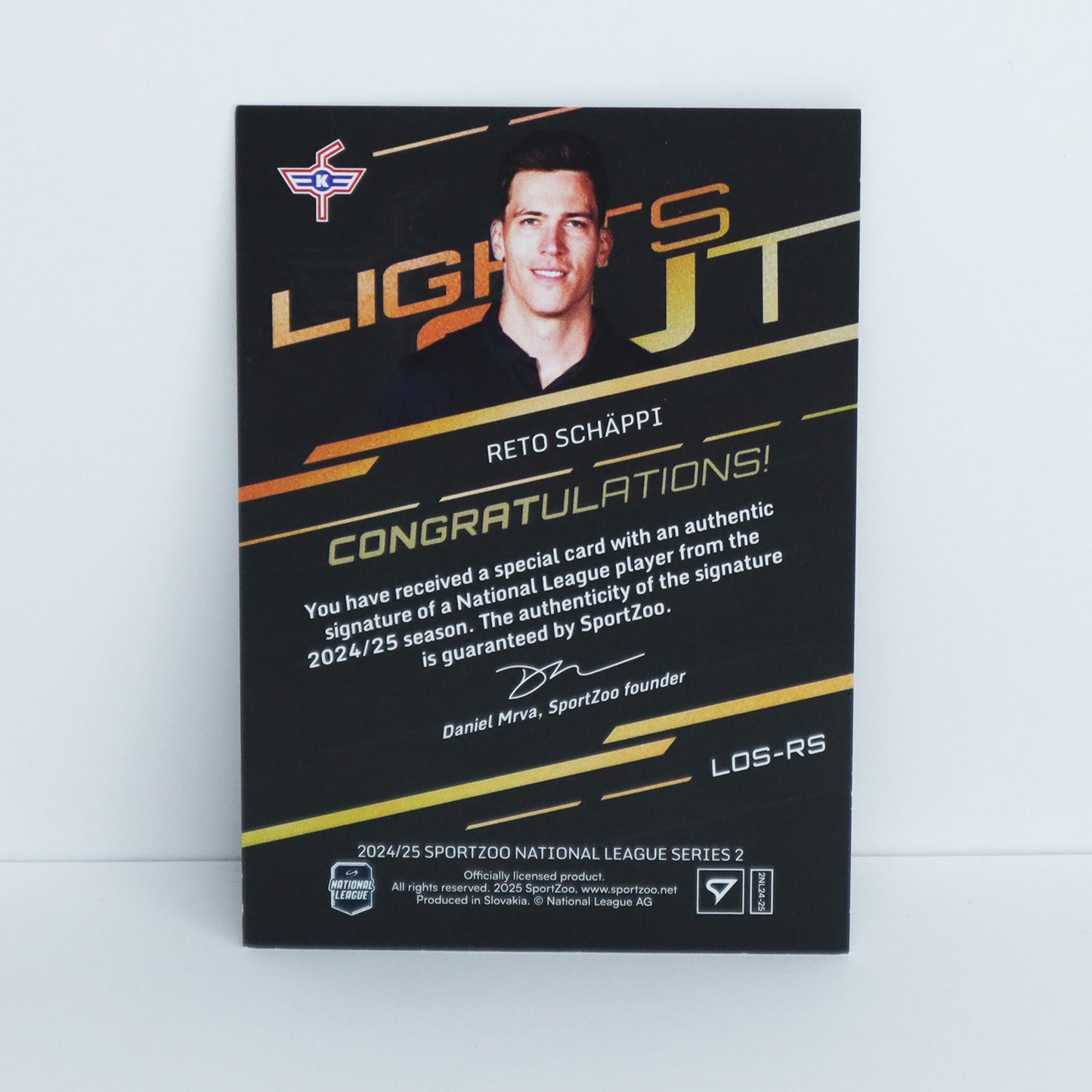 LOS-RS - EHCK - RETO SCHAPPI - LIGHTS OUT AUTO - 24/65