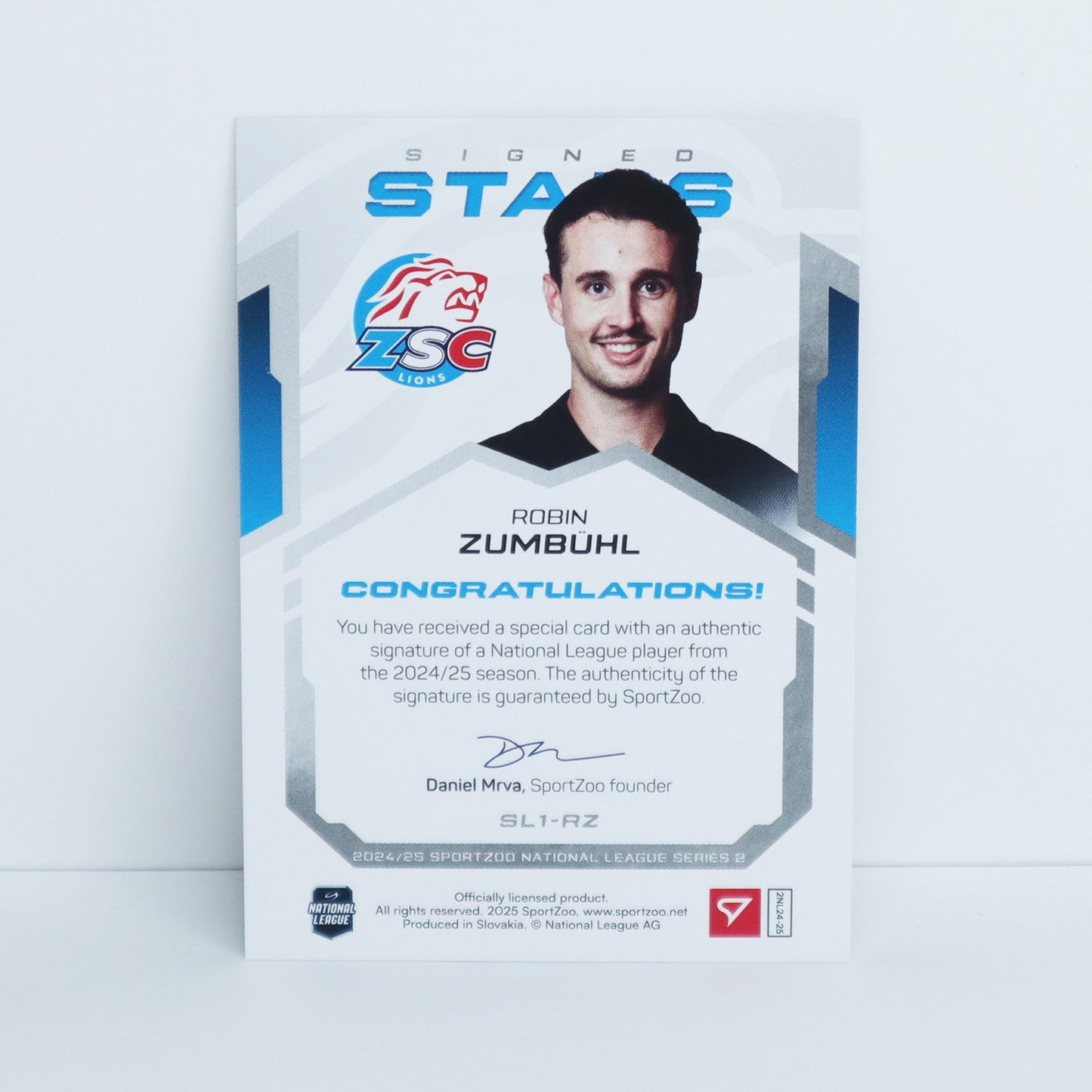 SL1-RZ - ZSC - ROBIN ZUMBUHL - SIGNED STARS LEVEL 1 - 31/99