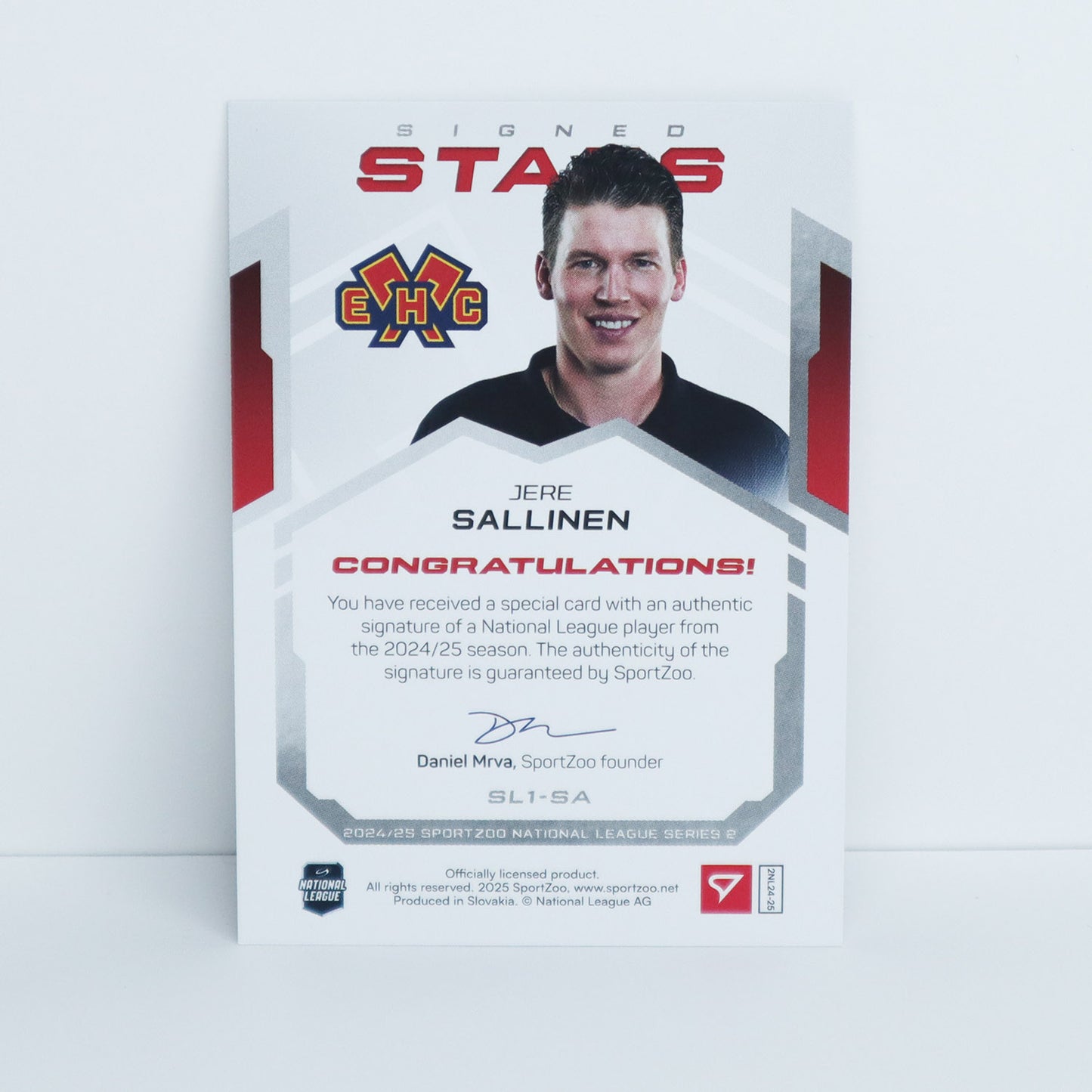 SL1-SA - EHCB - JERE SALLINEN - SIGNED STARS LEVEL 1 - 62/99