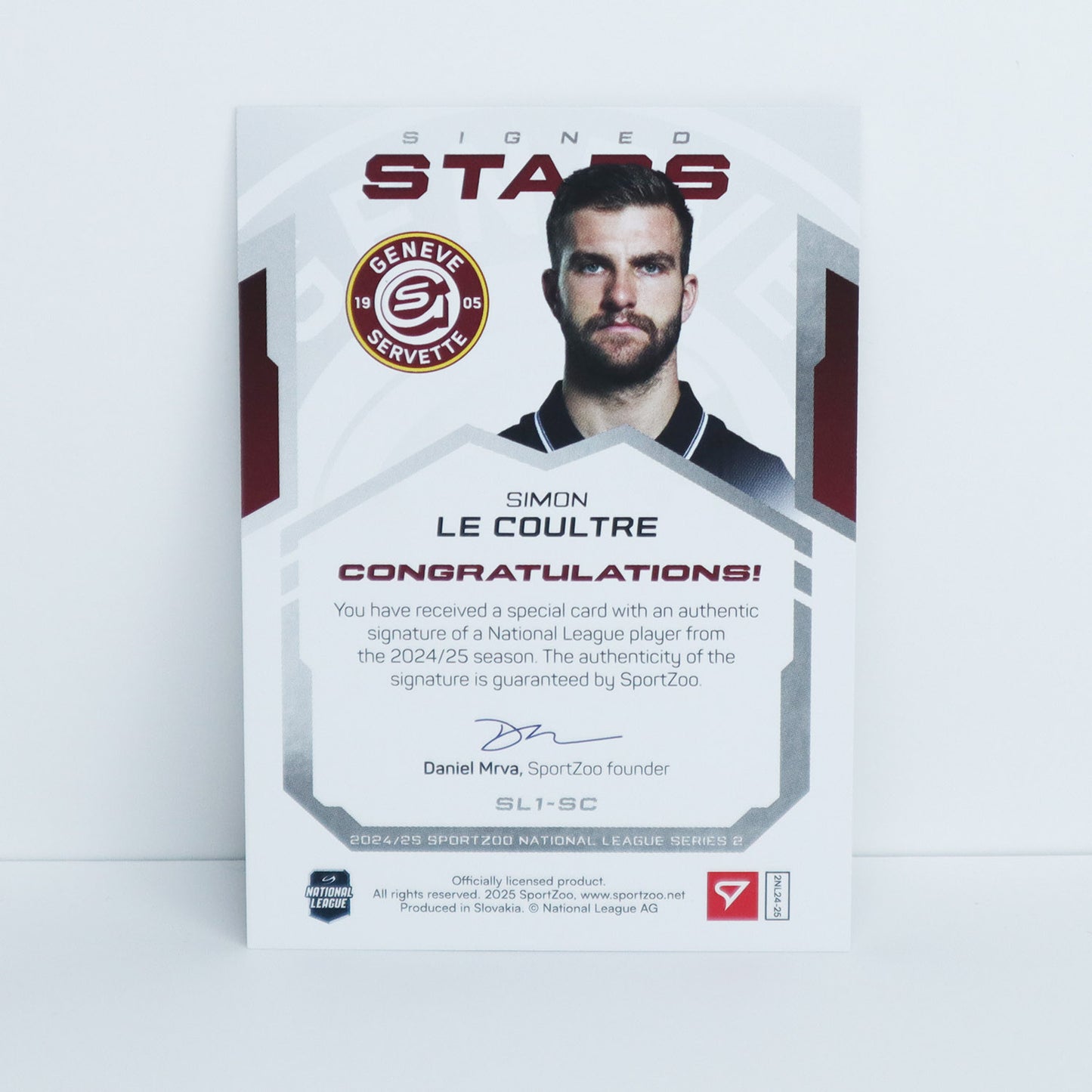 SL1-SC - GSHC - SIMON LE COULTRE - SIGNED STARS LEVEL 1 - 77/99