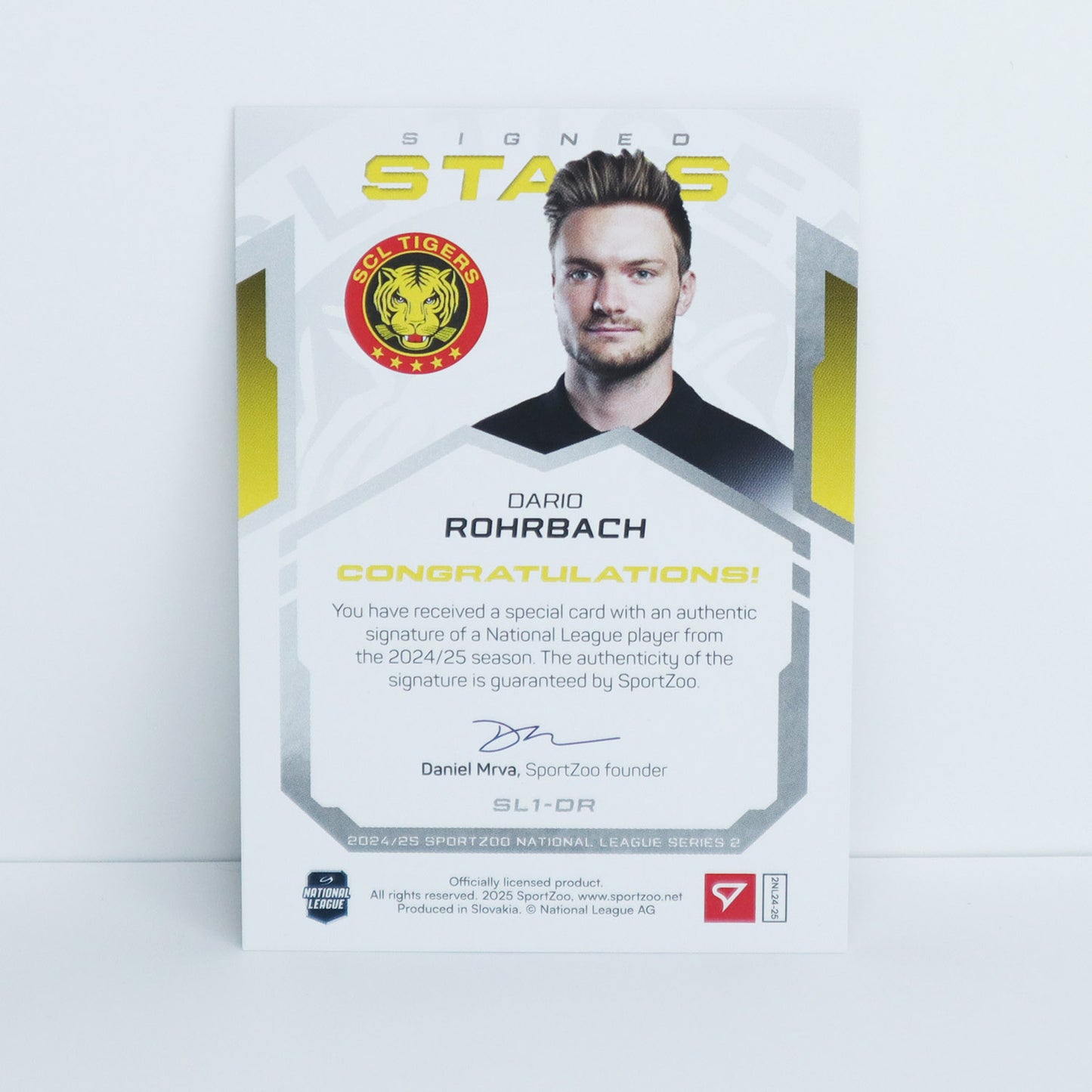 SL1-DR - SCL - DARIO ROHRBACH - SIGNED STARS LEVEL 1 - 80/99