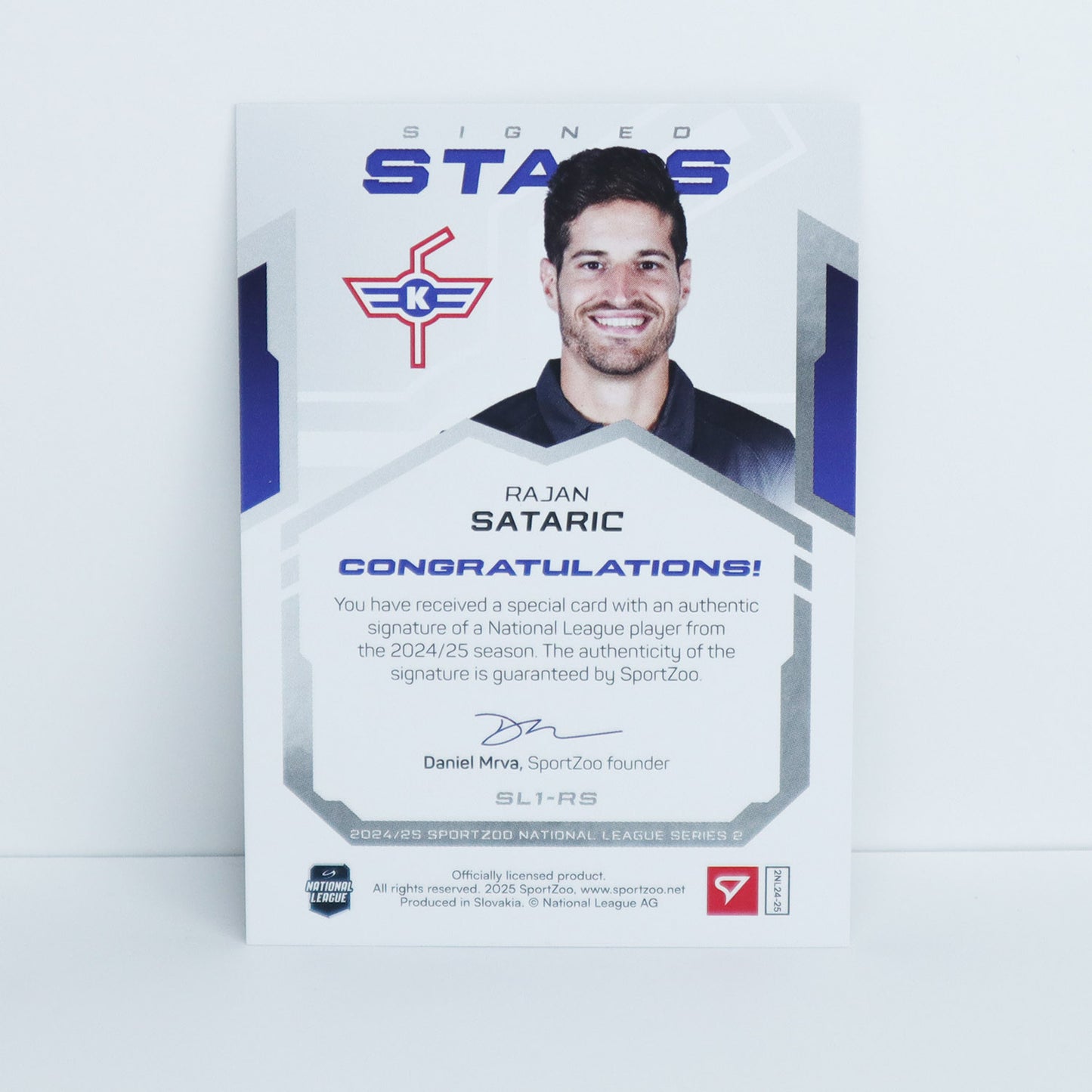SL1-RS - EHCK - RAJAN SATARIC - SIGNED STARS LEVEL 1 - 62/99