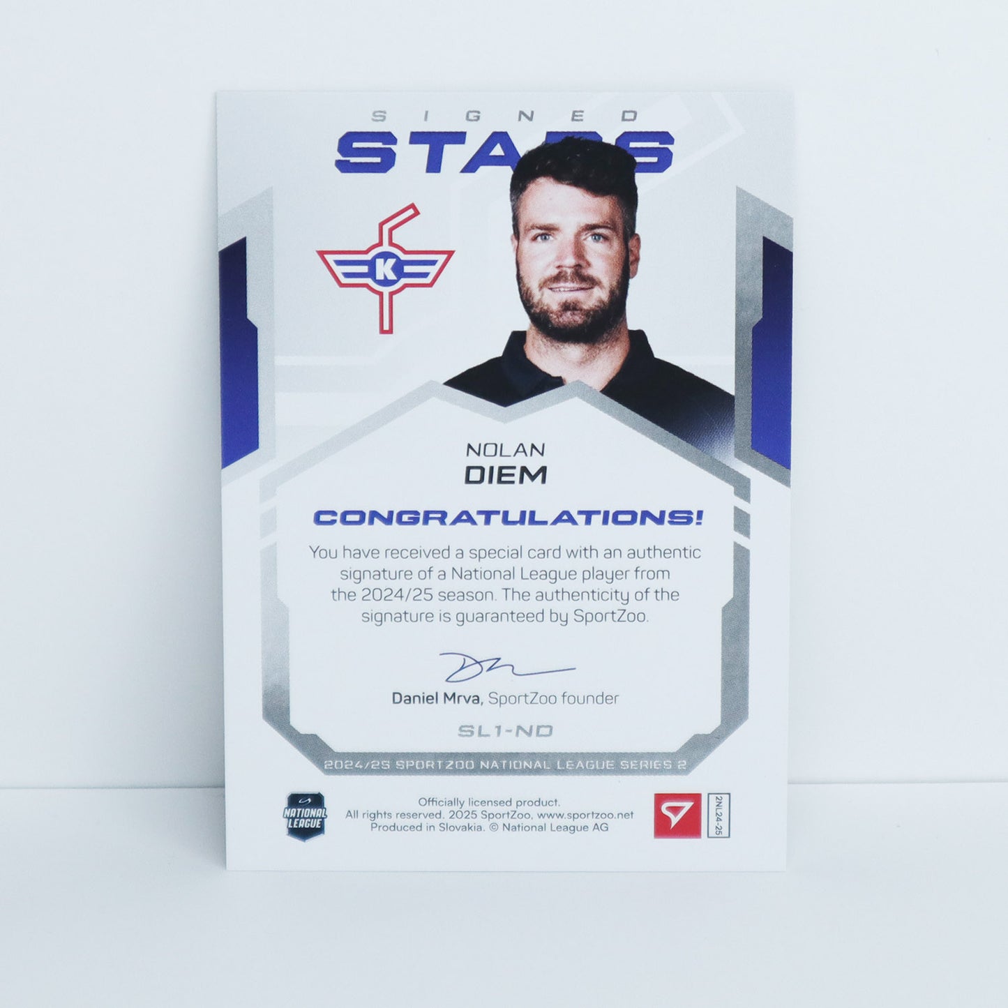 SL1-ND - EHCK - NOLAN DIEM - SIGNED STARS LEVEL 1 - 31/99
