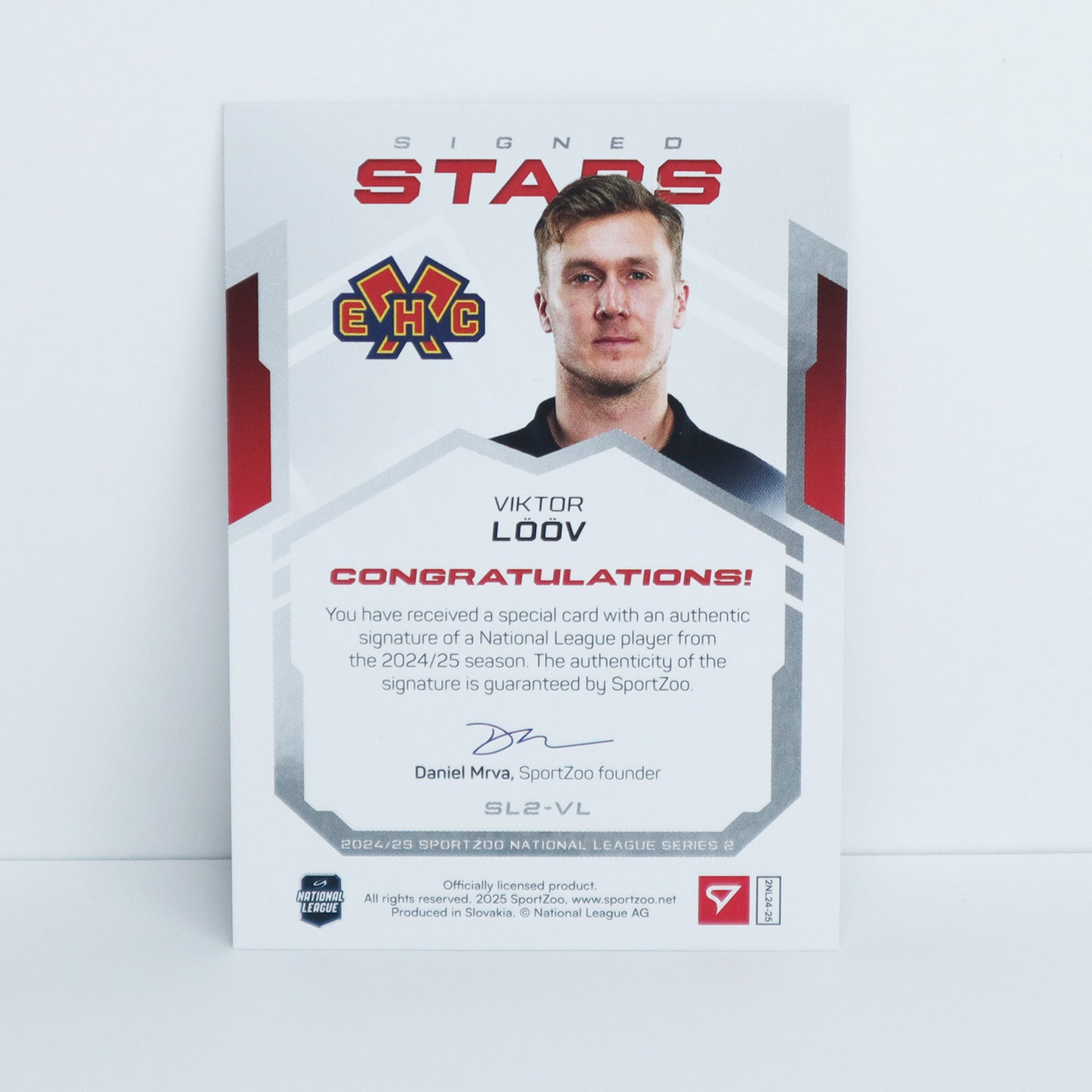 SL2-VL - EHCB - VIKTOR LOOV - SIGNED STARS LEVEL 2 - 18/69