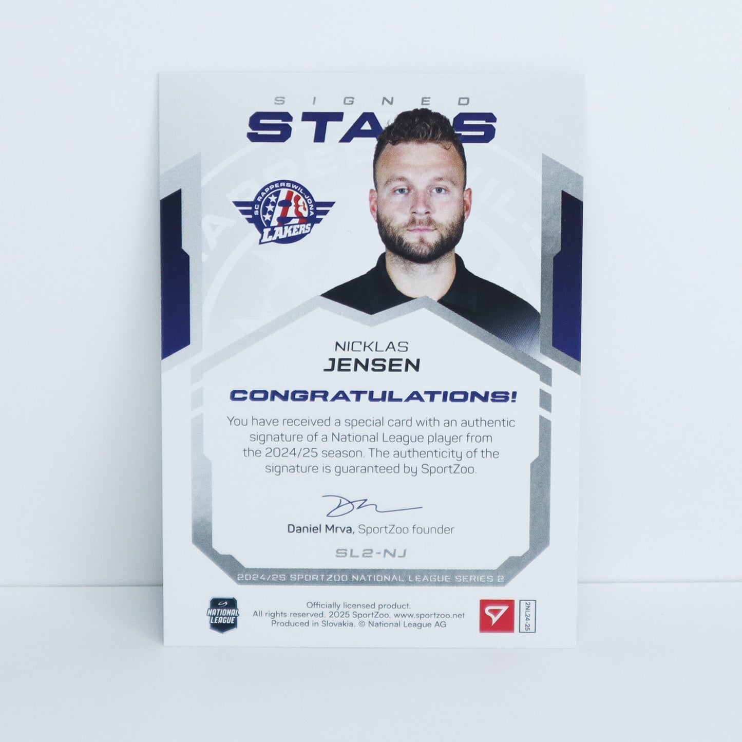 SL2-NJ - SCRJ - NICKLAS JENSEN - SIGNED STARS LEVEL 2 - 01/69