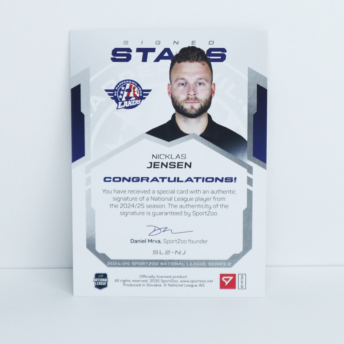 SL2-NJ - SCRJ - NICKLAS JENSEN - SIGNED STARS LEVEL 2 - 43/69