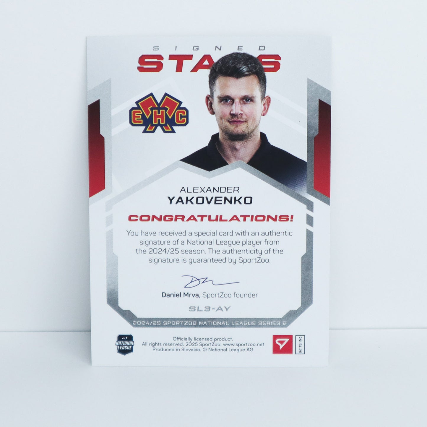 SL3-AY - EHCB - ALEXANDER YAKOVENKO - SIGNED STARS LEVEL 3 - 26/39