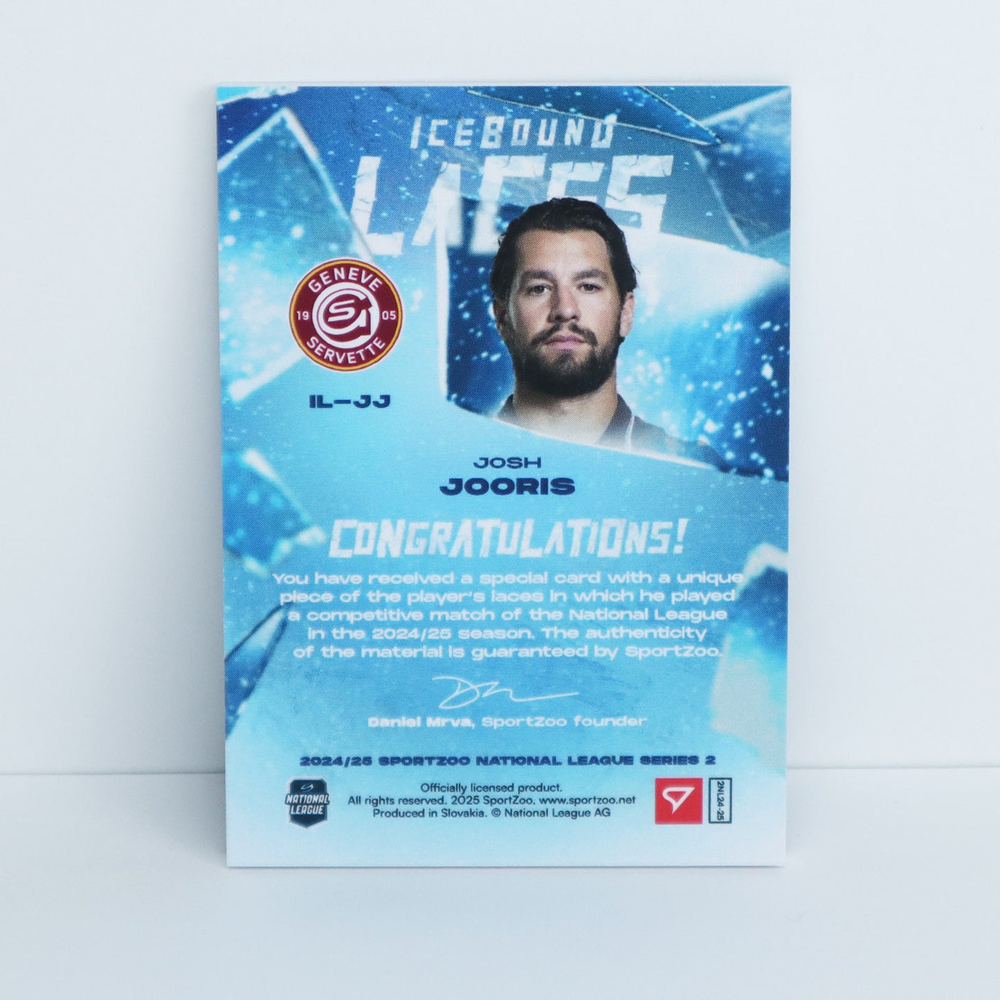 IL-JJ - GSHC - JOSH JOORIS - ICEBOUND LACES - 09/30