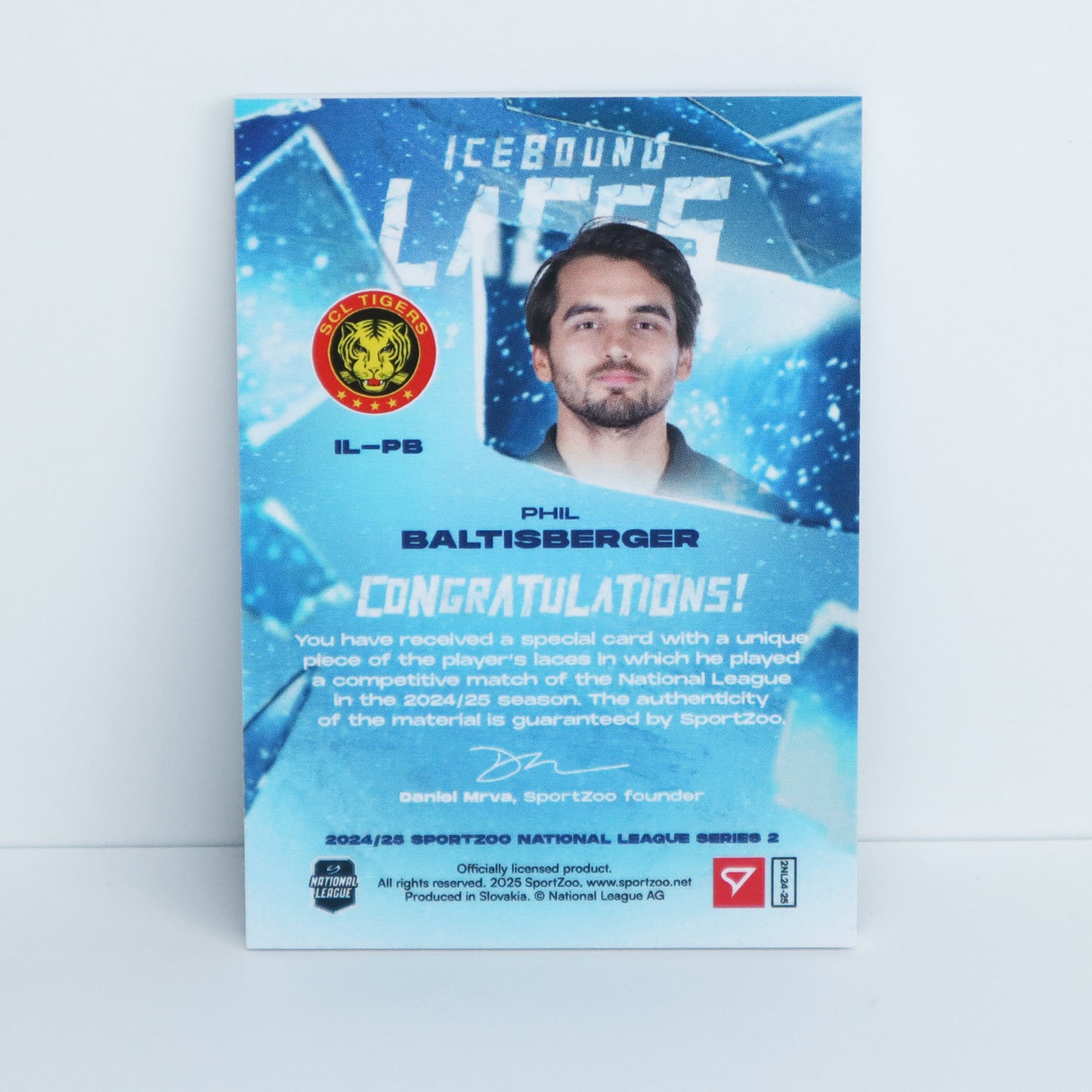IL-PB - SCL - PHIL BALTISBERGER - ICEBOUND LACES - 05/30