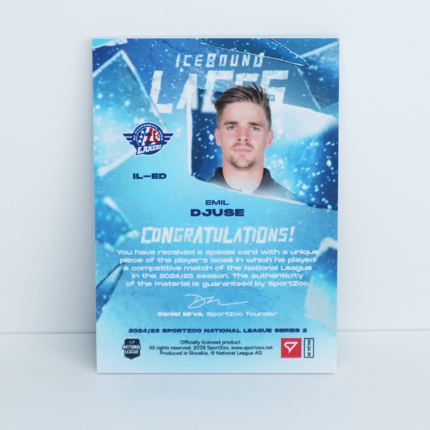 IL-ED - SCRJ - EMIL DJUSE - ICEBOUND LACES - 26/30