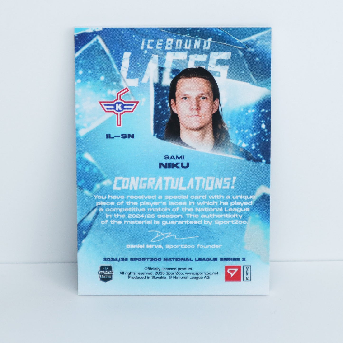 IL-SN - EHCK - SAMI NIKU - ICEBOUND LACES - 03/30