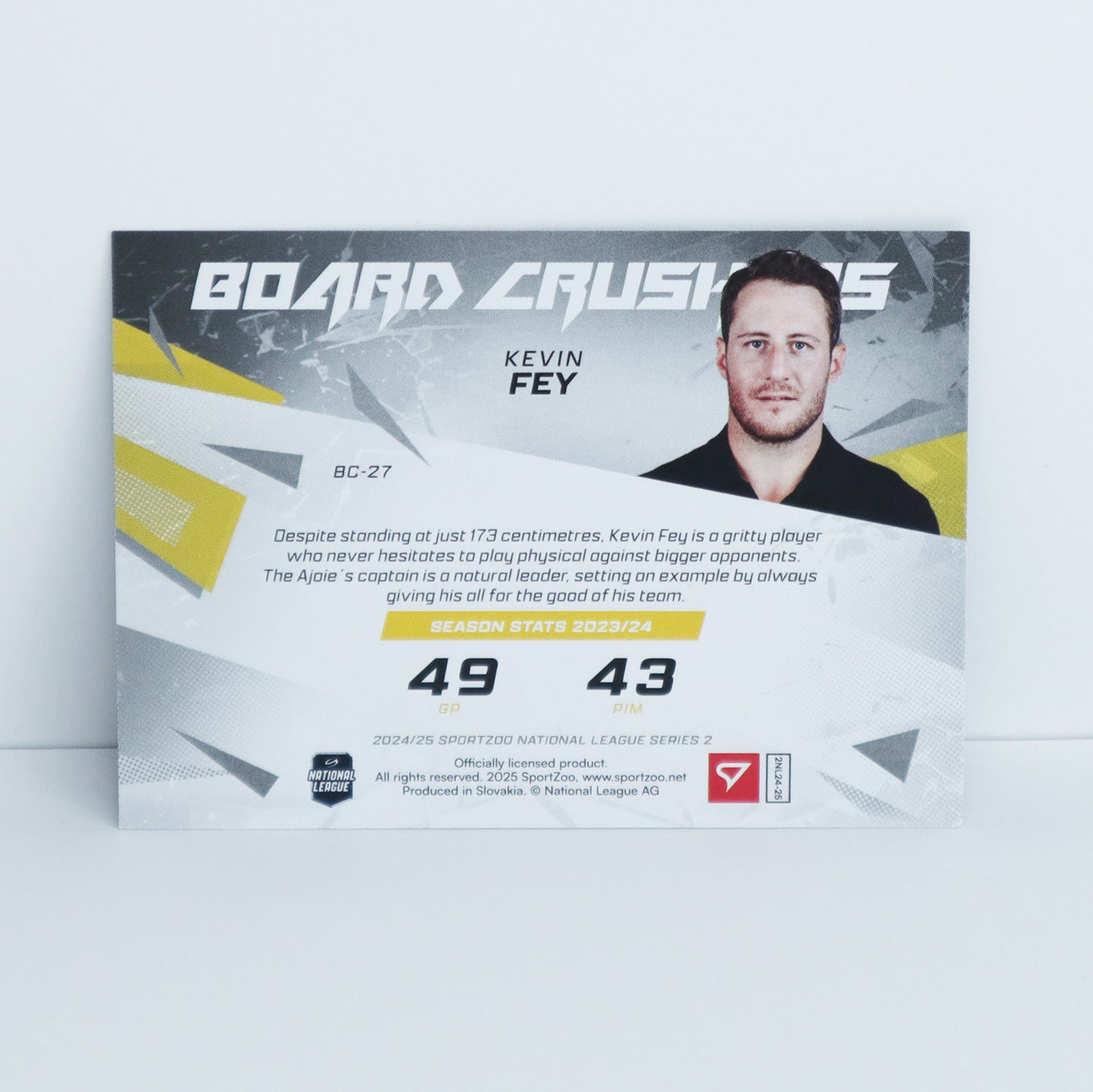 BC-27 - HCA - KEVIN FEY - BOARD CRUSHERS BASE