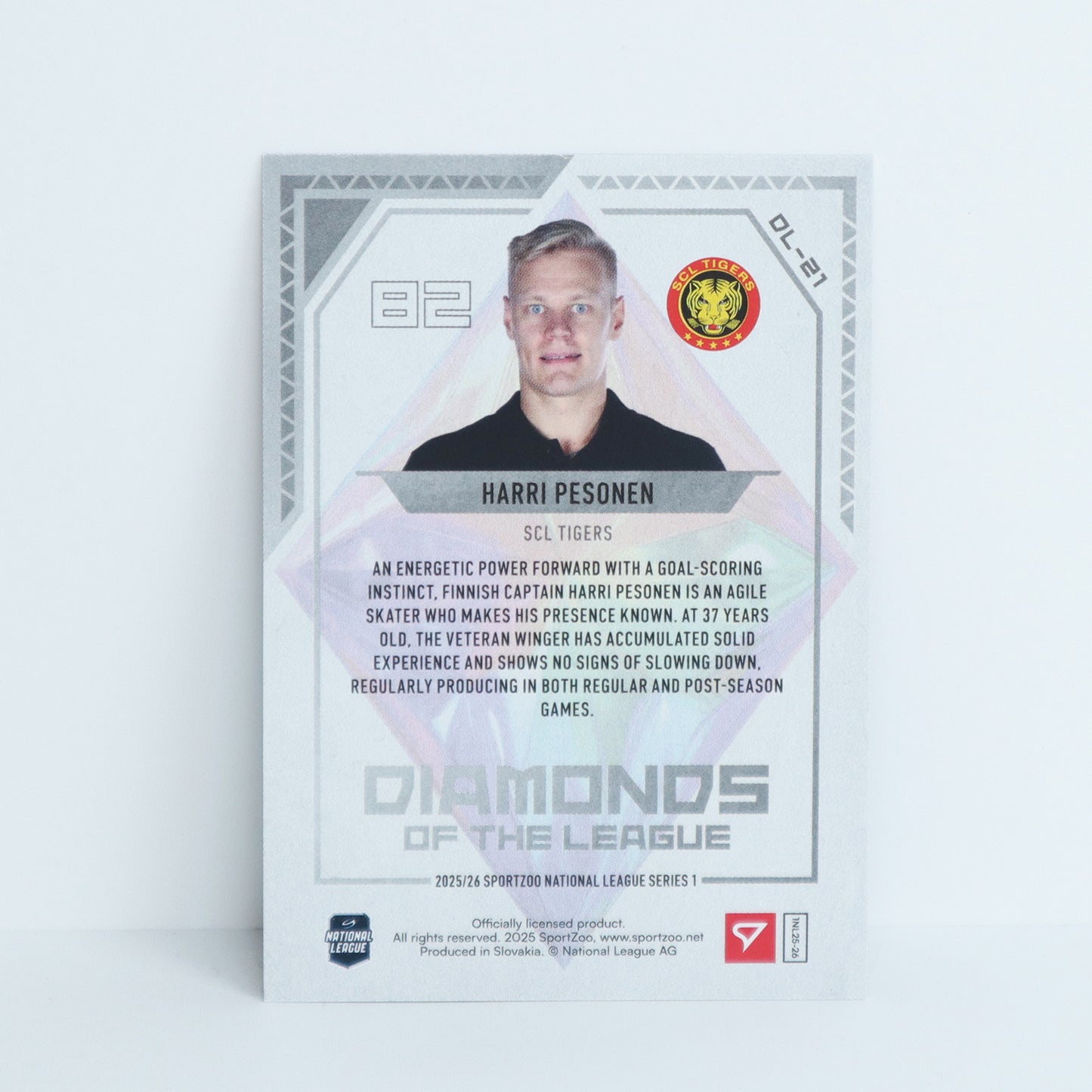 DL-21 - SCL - HARRI PESONEN - DIAMONDS OF THE LEAGUE BASE