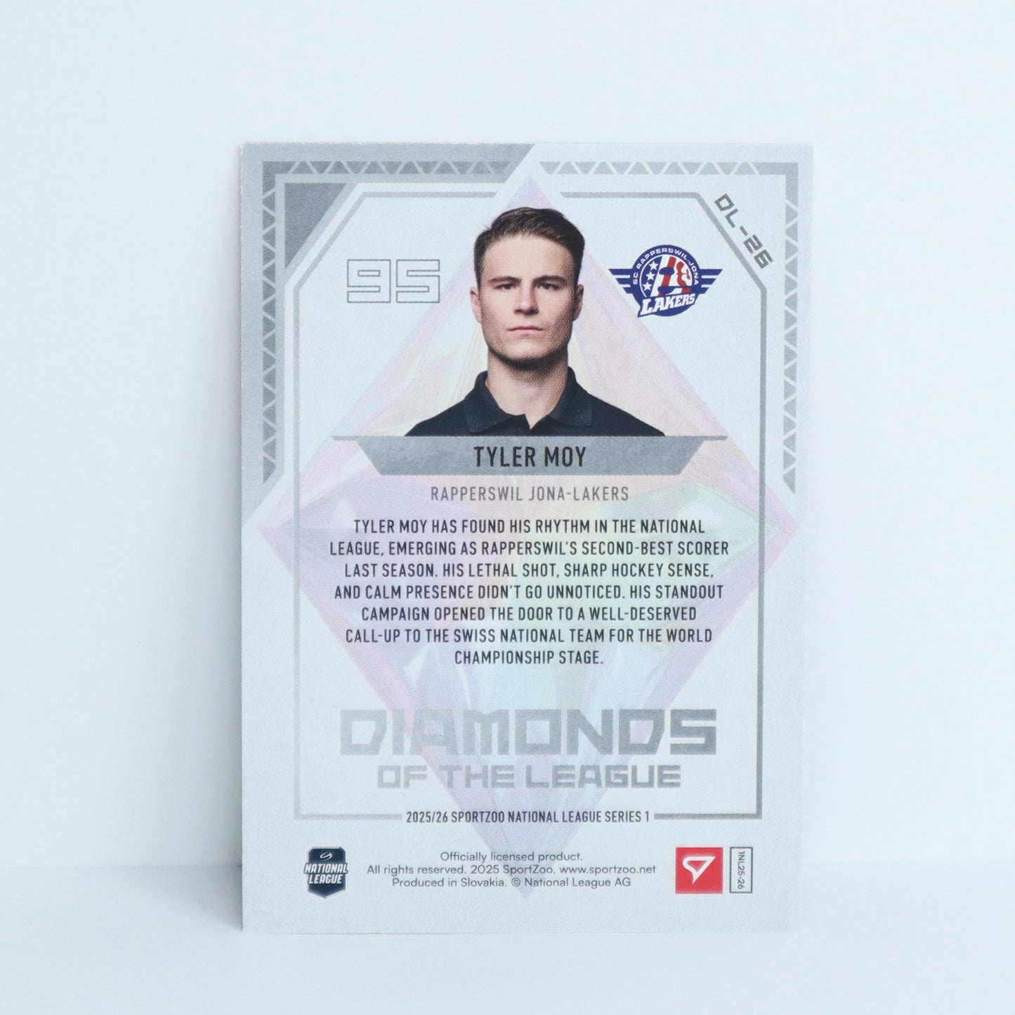 DL-26 - SCRJ - TYLER MOY - DIAMONDS OF THE LEAGUE BASE