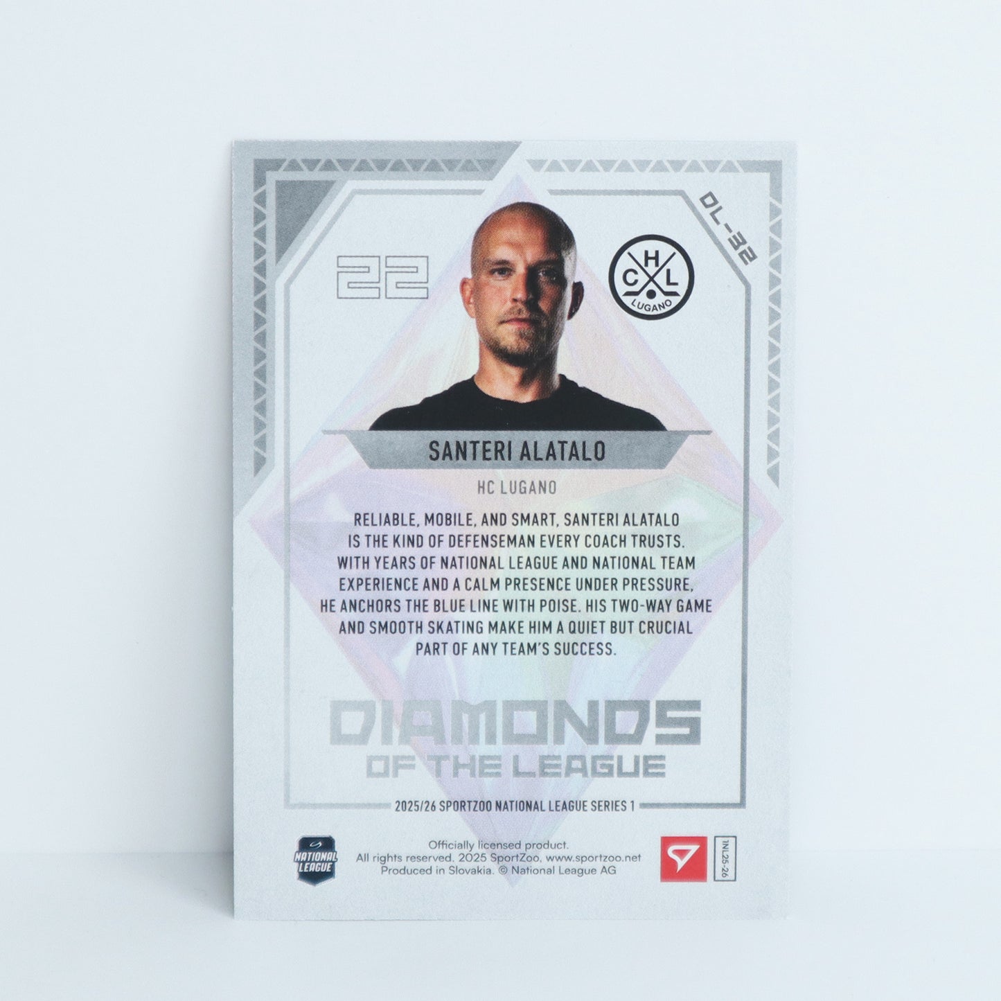 DL-32 - HCL - SANTERI ALATALO - DIAMONDS OF THE LEAGUE BASE