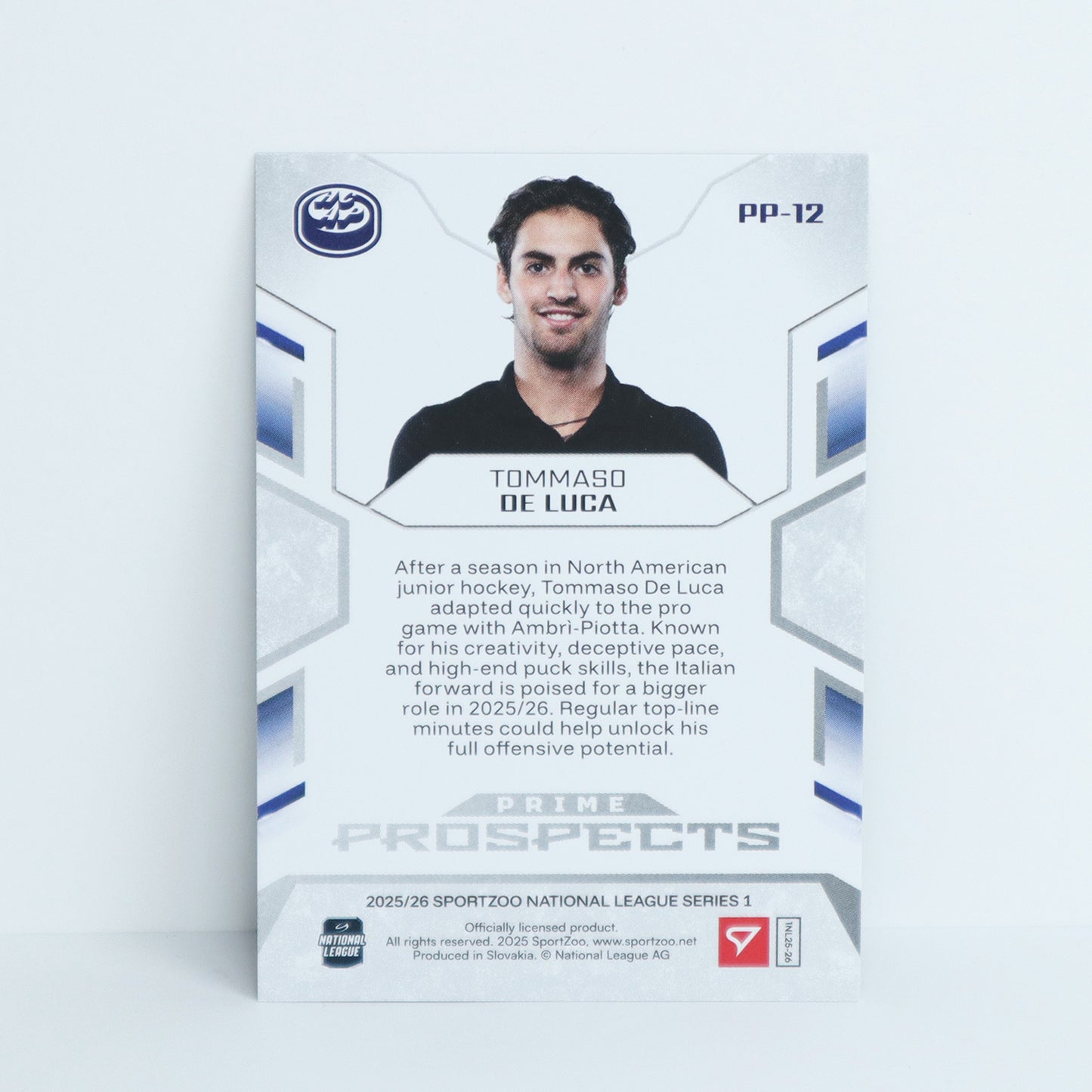PP-12 - HCAP - TOMMASO DE LUCA - PRIME PROSPECTS BASE
