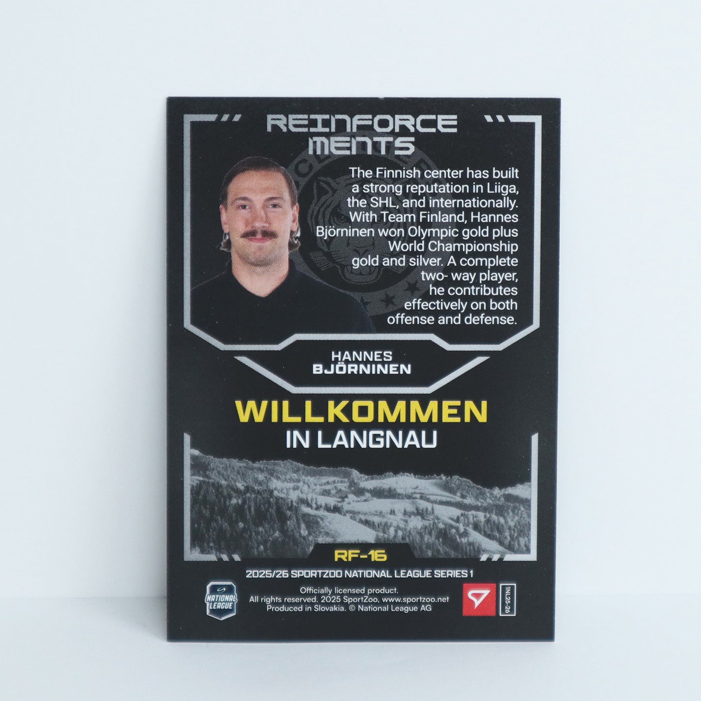 RF-16 - SCL - HANNES BJORNINEN - REINFORCEMENTS BASE