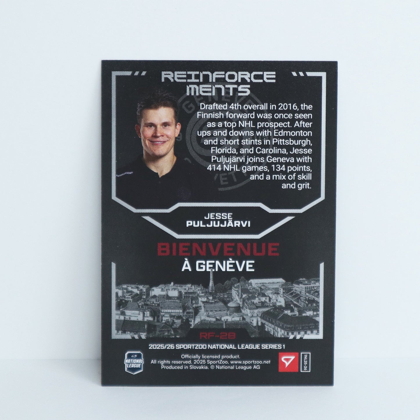 RF-28 - GSHC - JESSE PULJUJARVI - REINFORCEMENTS BASE