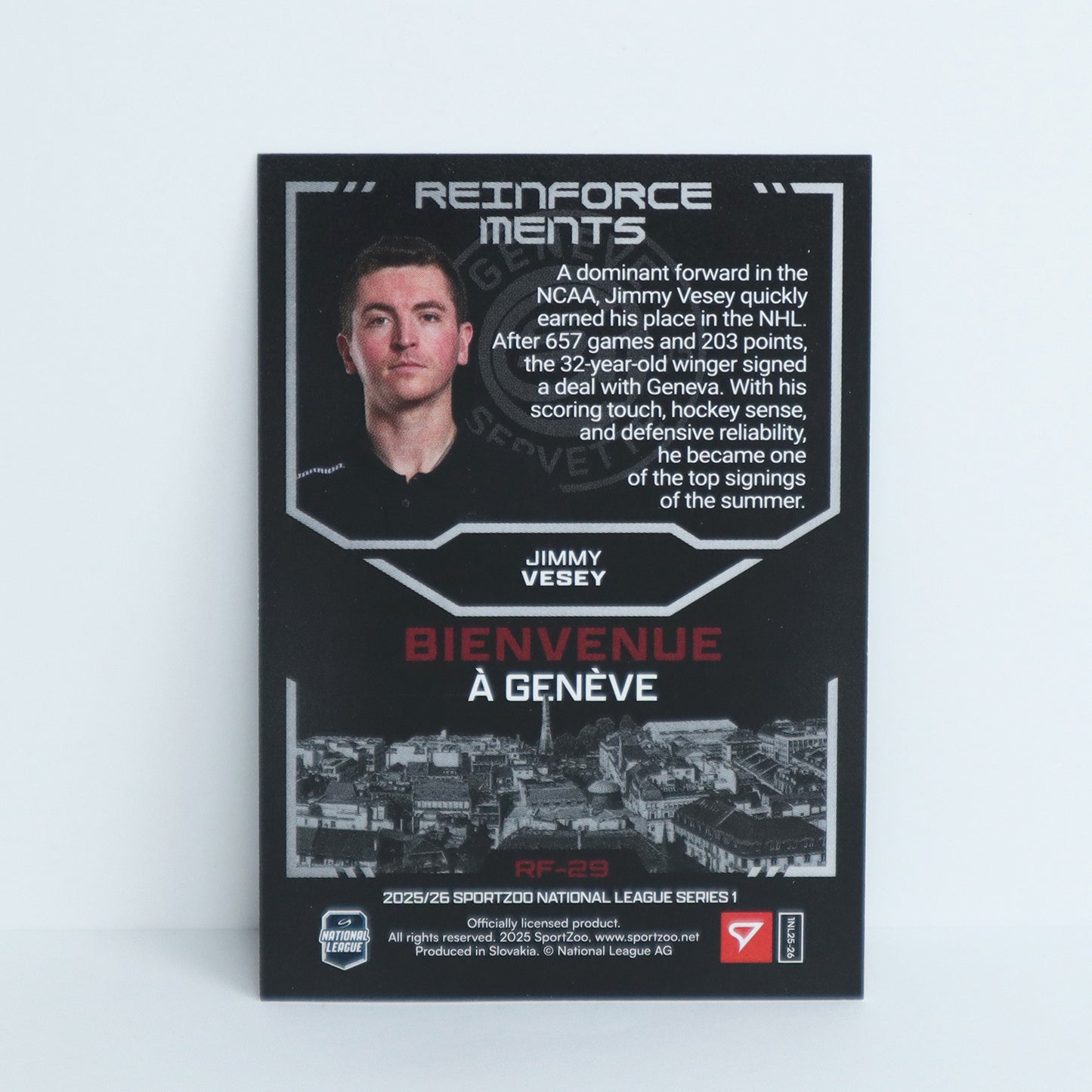 RF-29 - GSHC - JIMMY VESEY - REINFORCEMENTS BASE