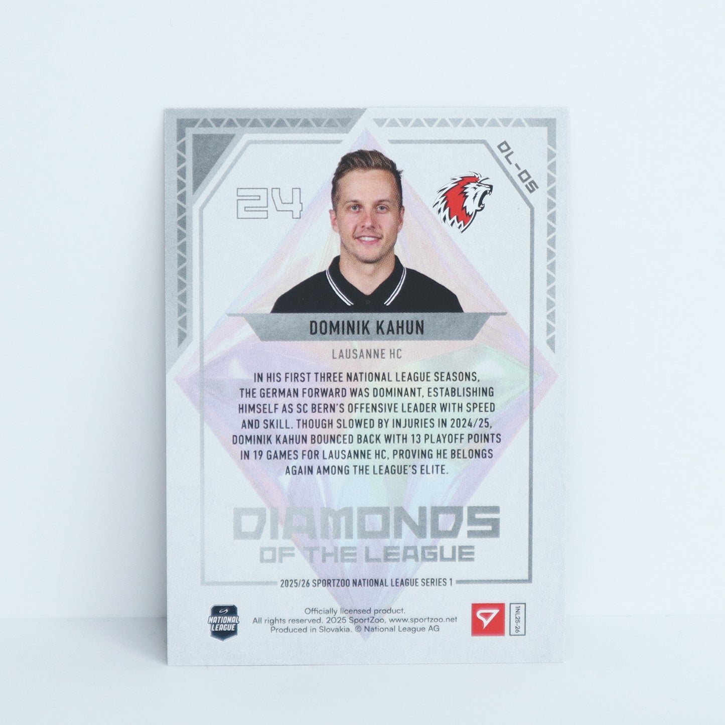 DL-05 - LHC - DOMINIK KAHUN - DIAMONDS OF THE LEAGUE PINK - 30/50