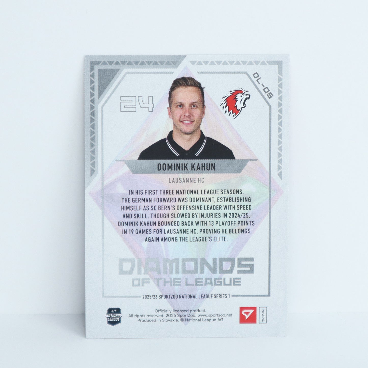 DL-05 - LHC - DOMINIK KAHUN - DIAMONDS OF THE LEAGUE PINK - 46/50