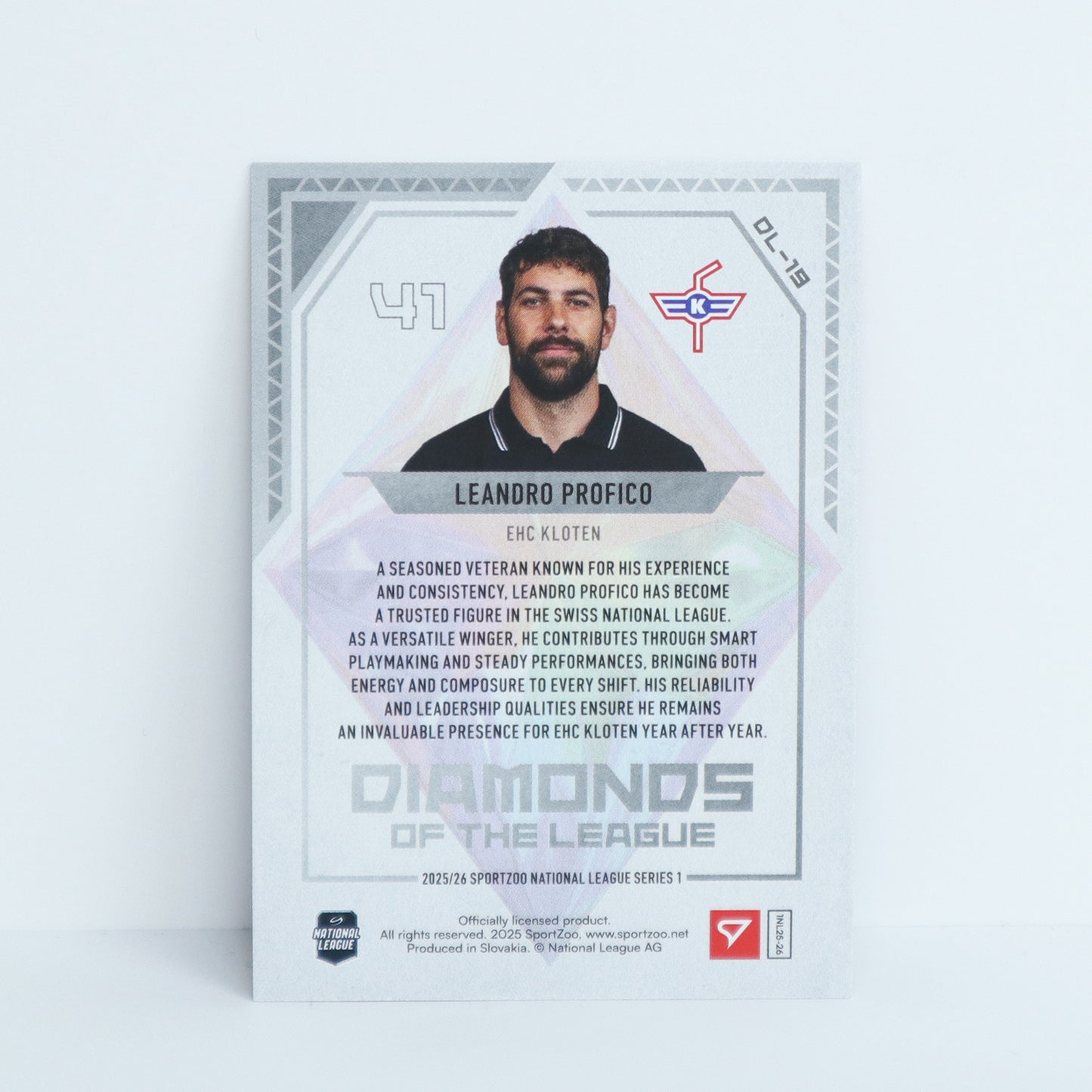 DL-19 - EHCK - LEANDRO PROFICO - DIAMONDS OF THE LEAGUE PINK - 24/50