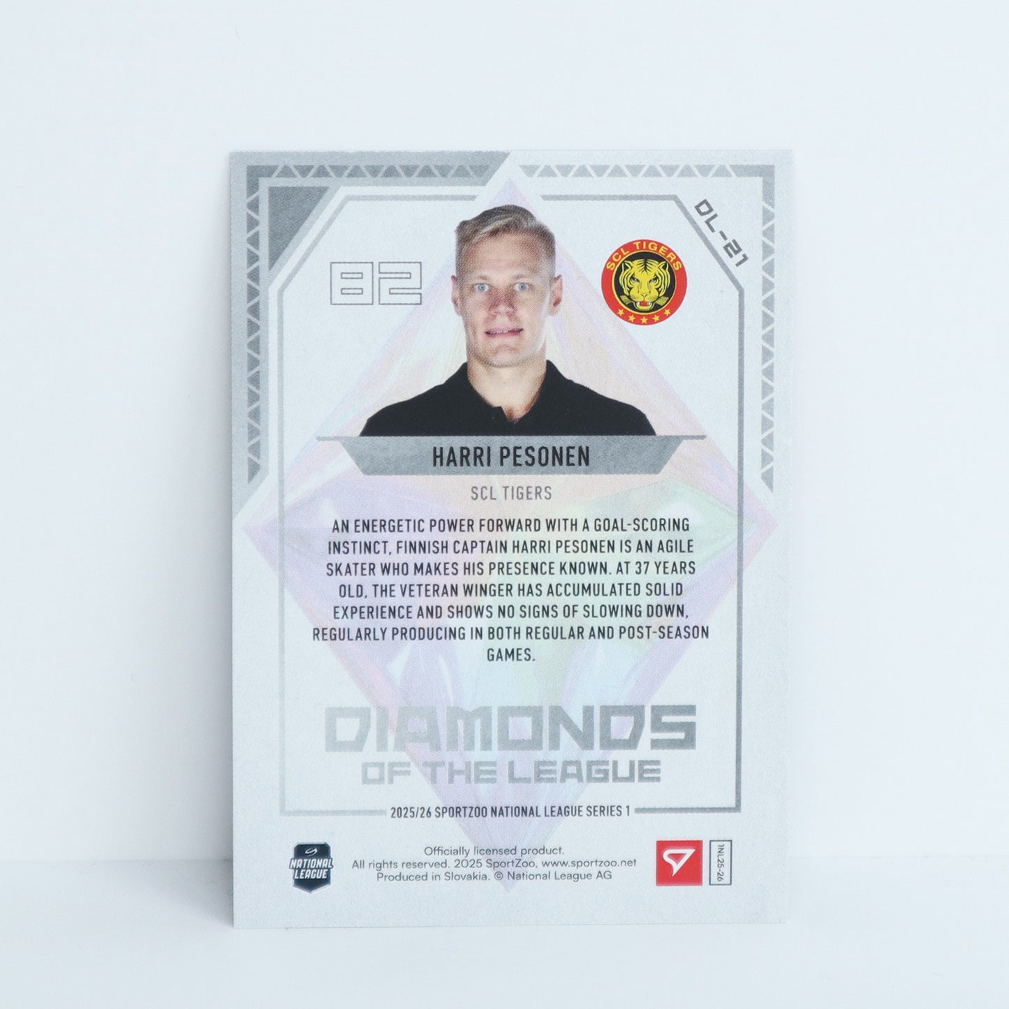 DL-21 - SCL - HARRI PESONEN - DIAMONDS OF THE LEAGUE PINK - 45/50