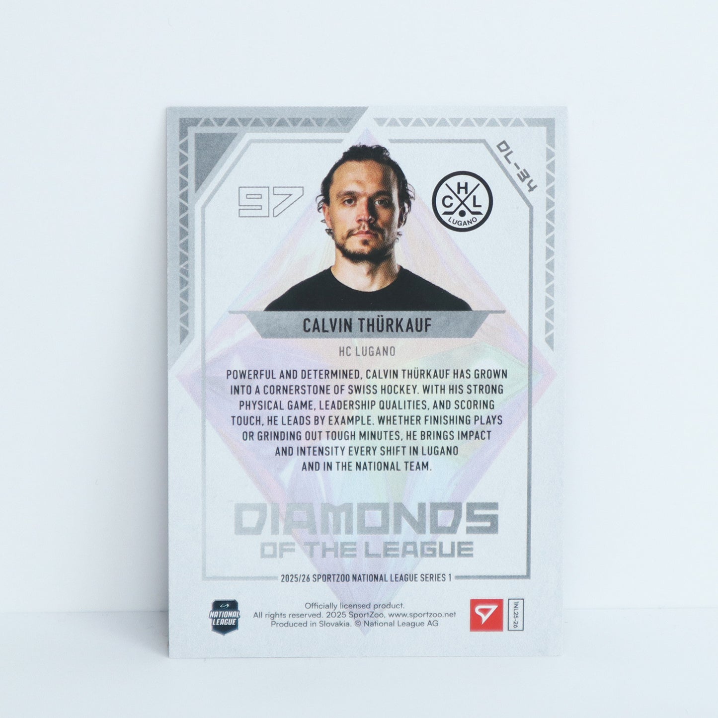 DL-34 - HCL - CALVIN THURKAUF - DIAMONDS OF THE LEAGUE PINK - 40/50