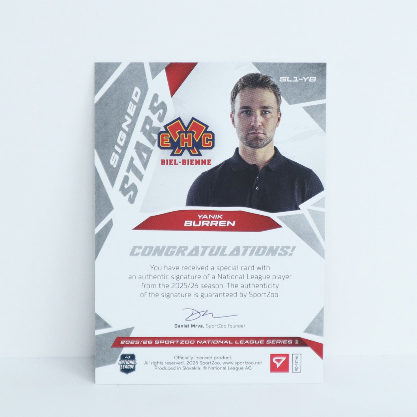 SL1-YB - EHCB - YANIK BURREN - SIGNED STARS LEVEL 1 - 63/99