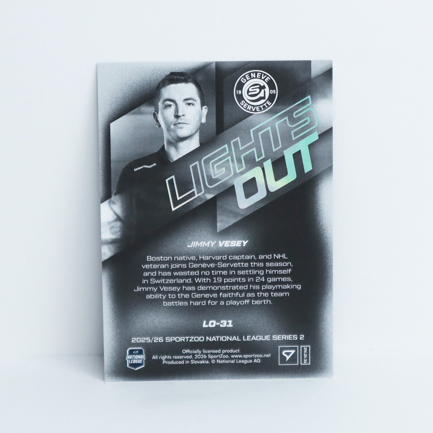 LO-31 - GSHC - JIMMY VESEY - LIGHTS OUT PINK - 19/99