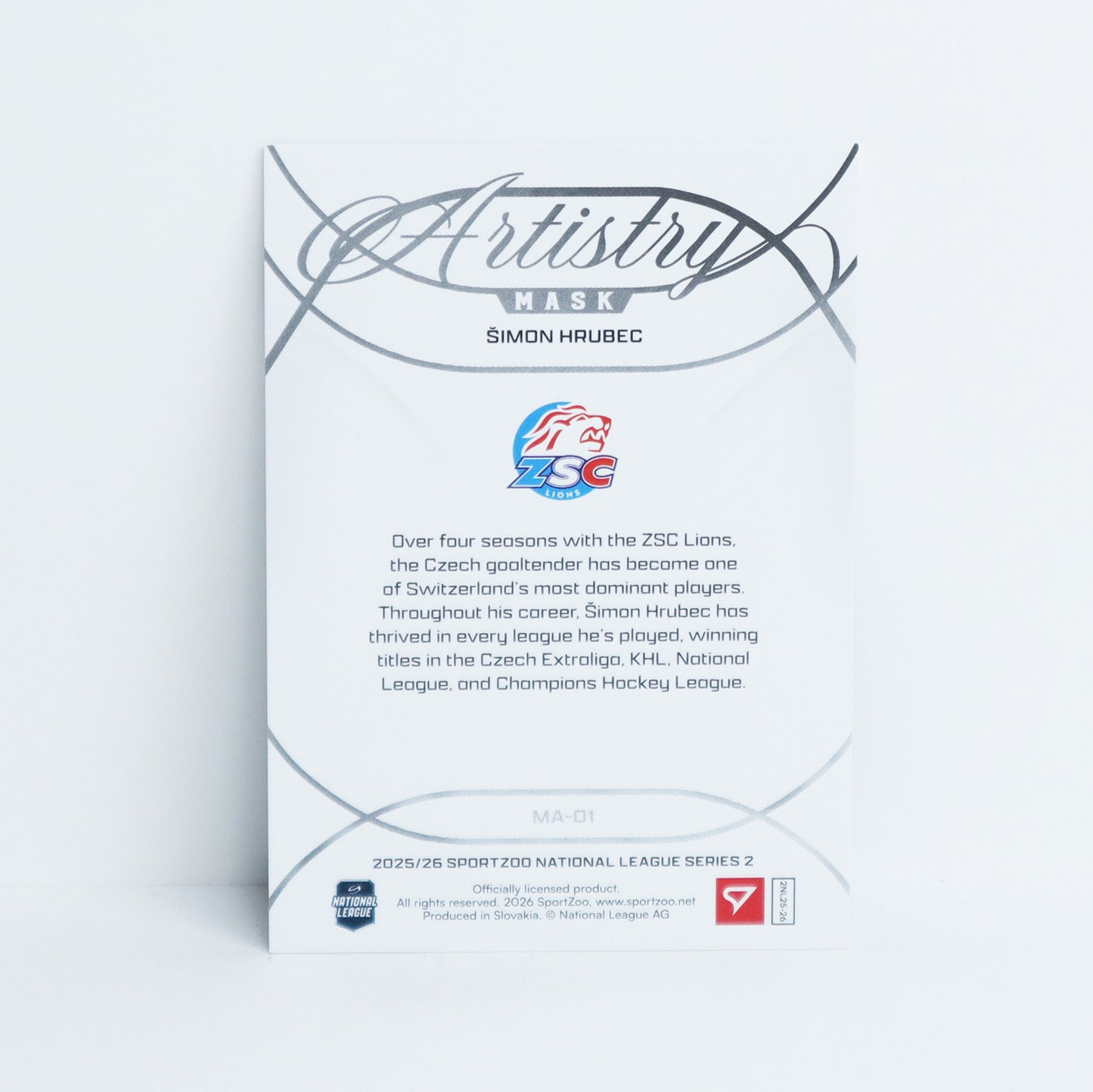 MA-01 - ZSC - SIMON HRUBEC - MASK ARTISTRY BLUE - 44/65