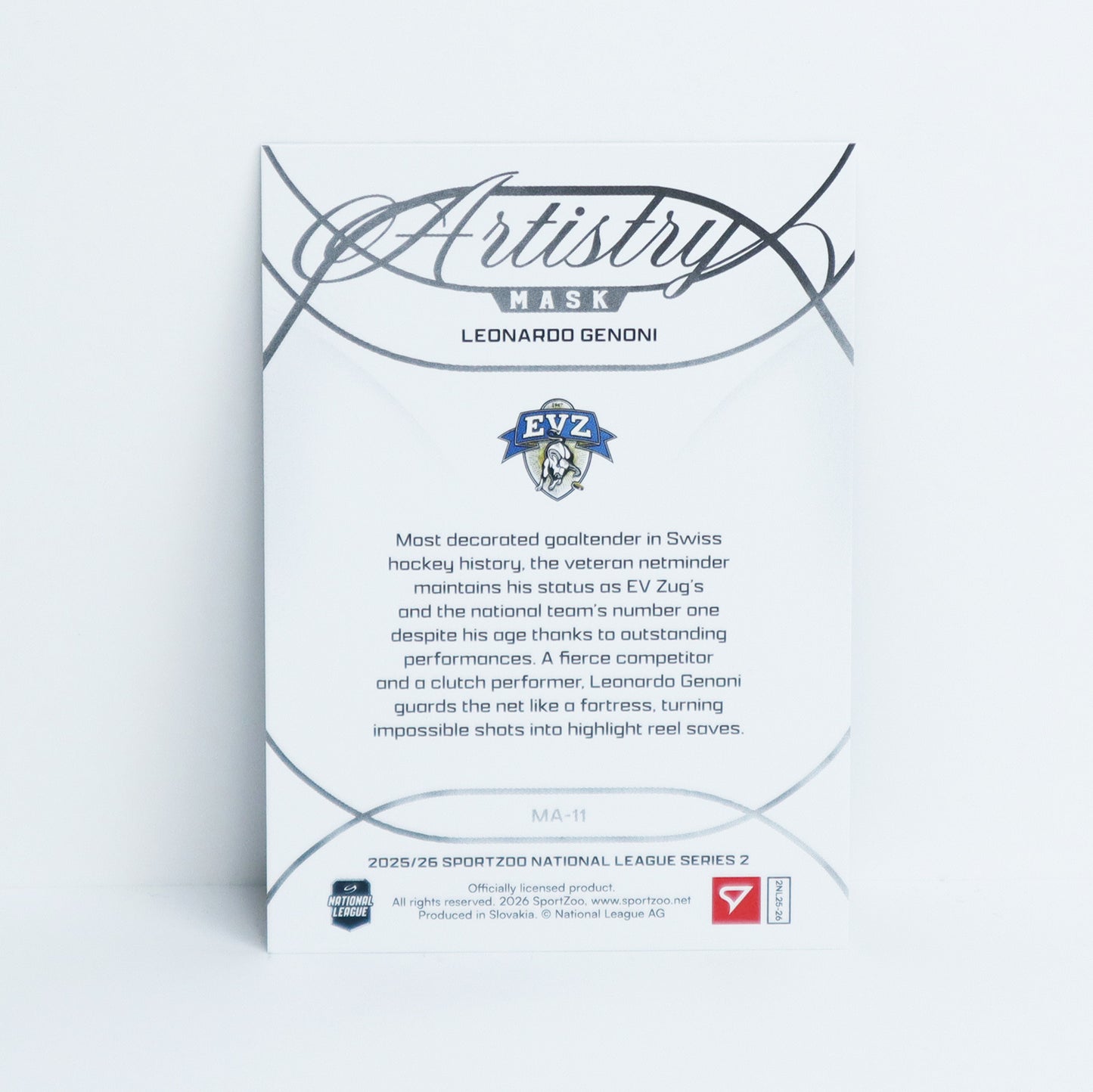 MA-11 - EVZ - LEONARDO GENONI - MASK ARTISTRY BLUE - 12/65