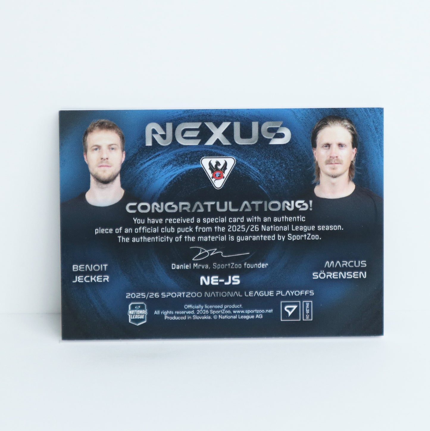 NE-JS - FRI - BENOIT JECKER - MARCUS SORENSEN - NEXUS PUCK - 05/15