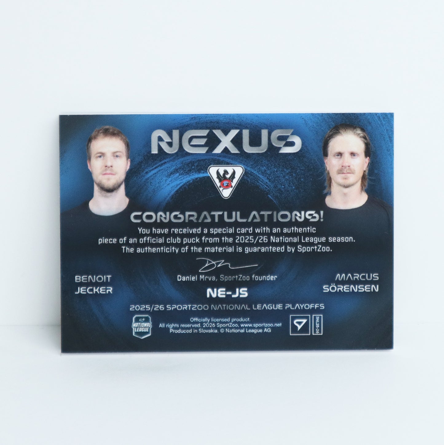 NE-JS - FRI - BENOIT JECKER - MARCUS SORENSEN - NEXUS PUCK - 08/15