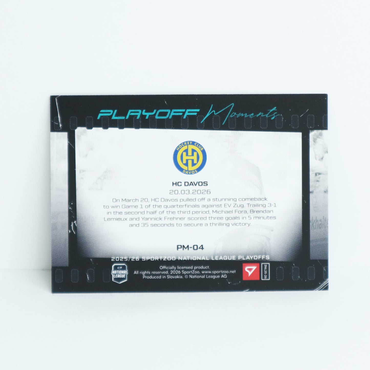 PM-04 - HCD - HC DAVOS - PLAYOFF MOMENTS BLUE - 21/25