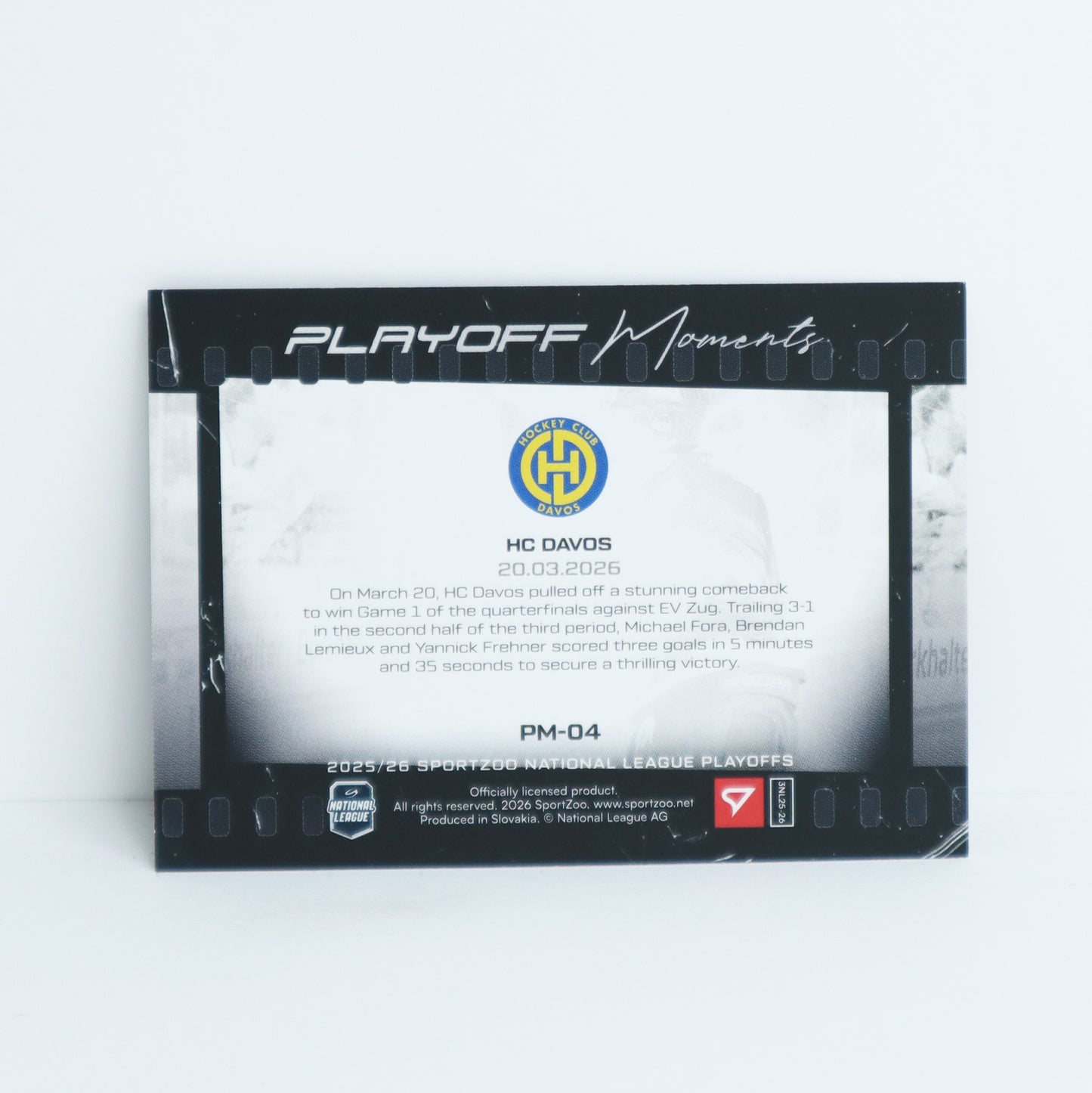 PM-04 - HCD - HC DAVOS - PLAYOFF MOMENTS BASE
