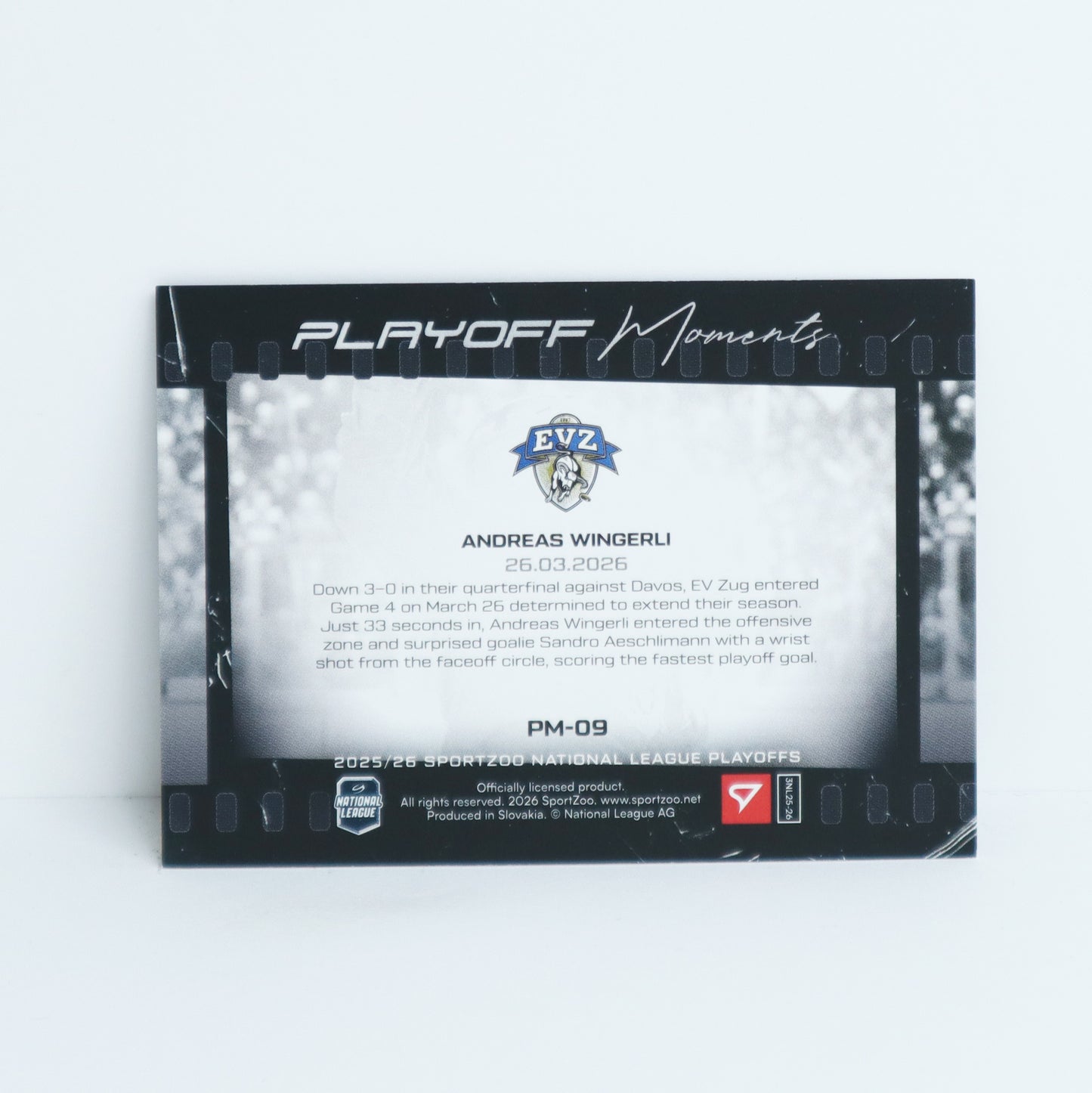 PM-09 - EVZ - ANDREAS WINGERLI - PLAYOFF MOMENTS BASE