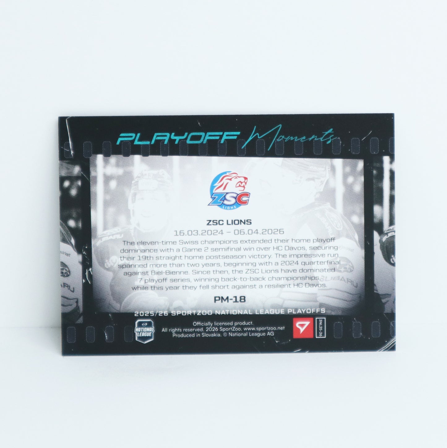 PM-18 - ZSC - ZSC LIONS - PLAYOFF MOMENTS BLUE - 15/25