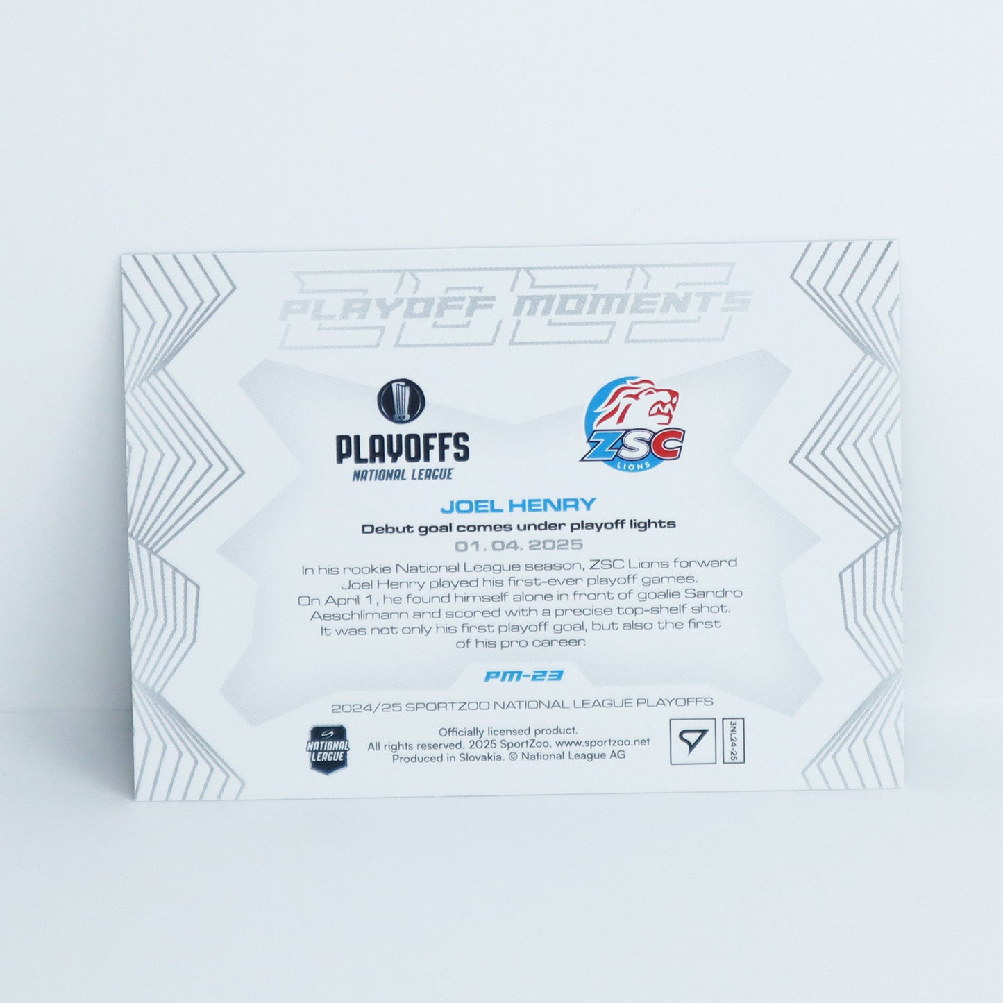 PM-23 - ZSC - JOEL HENRY - BASE
