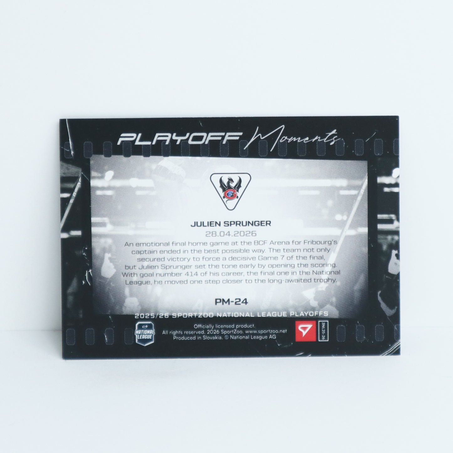 PM-24 - FRI - JULIEN SPRUNGER - PLAYOFF MOMENTS BASE