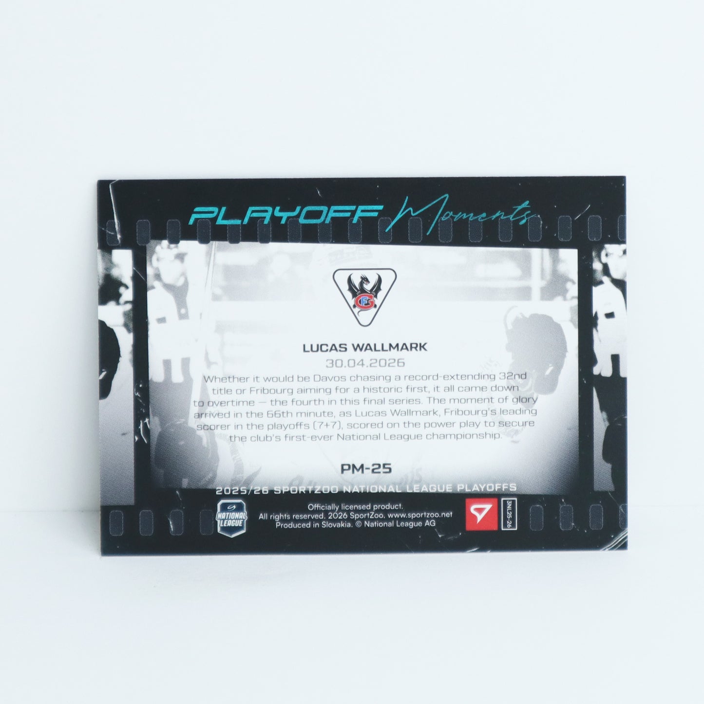 PM-25 - FRI - LUCAS WALLMARK - PLAYOFF MOMENTS BLUE - 15/25