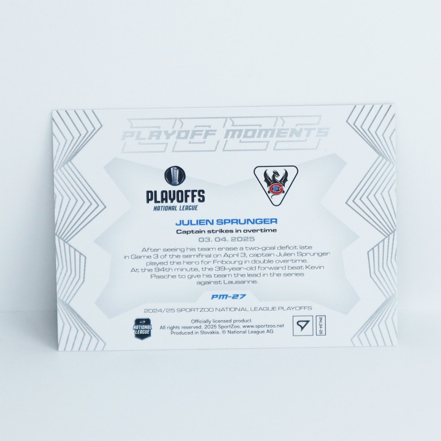 PM-27 - FRI - JULIEN SPRUNGER - BASE