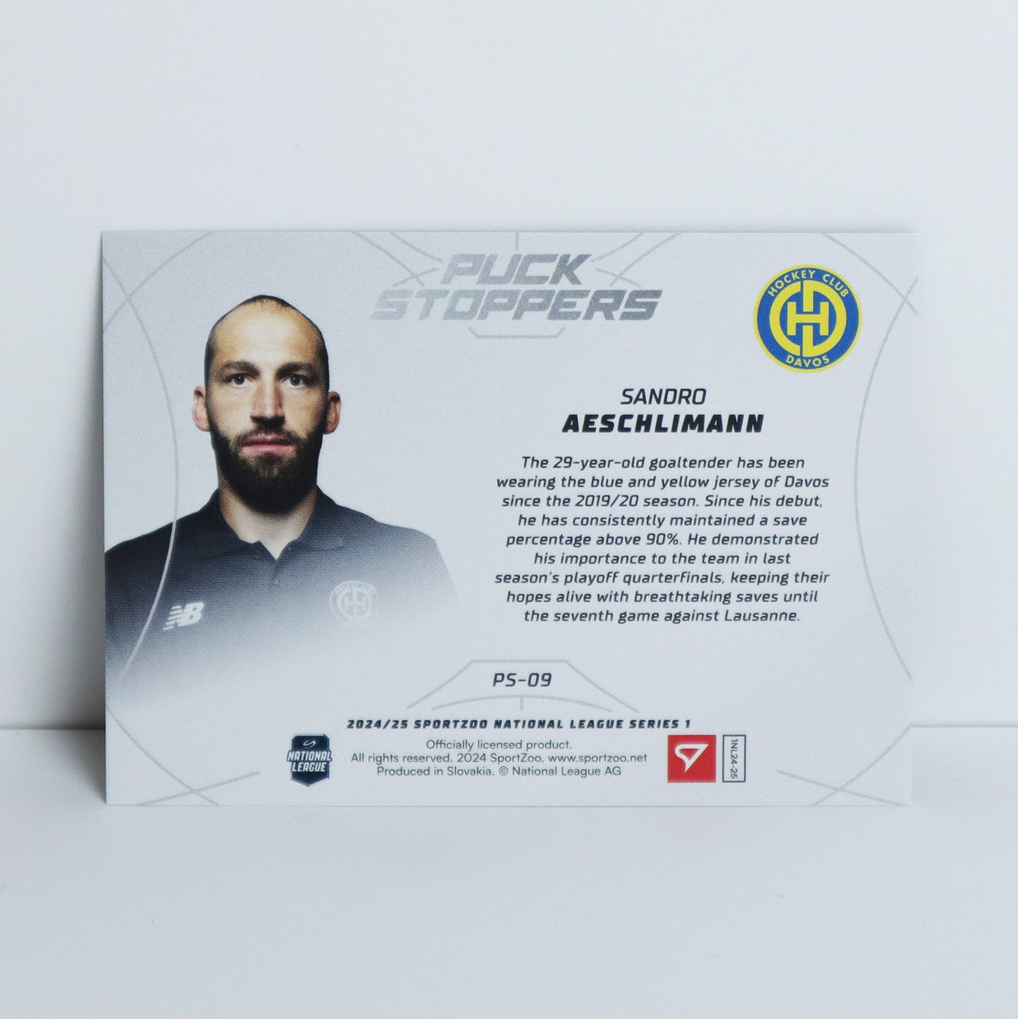 PS-09 - HCD - S. AESCHLIMANN - PUCK STOPPERS PINK - 39/75